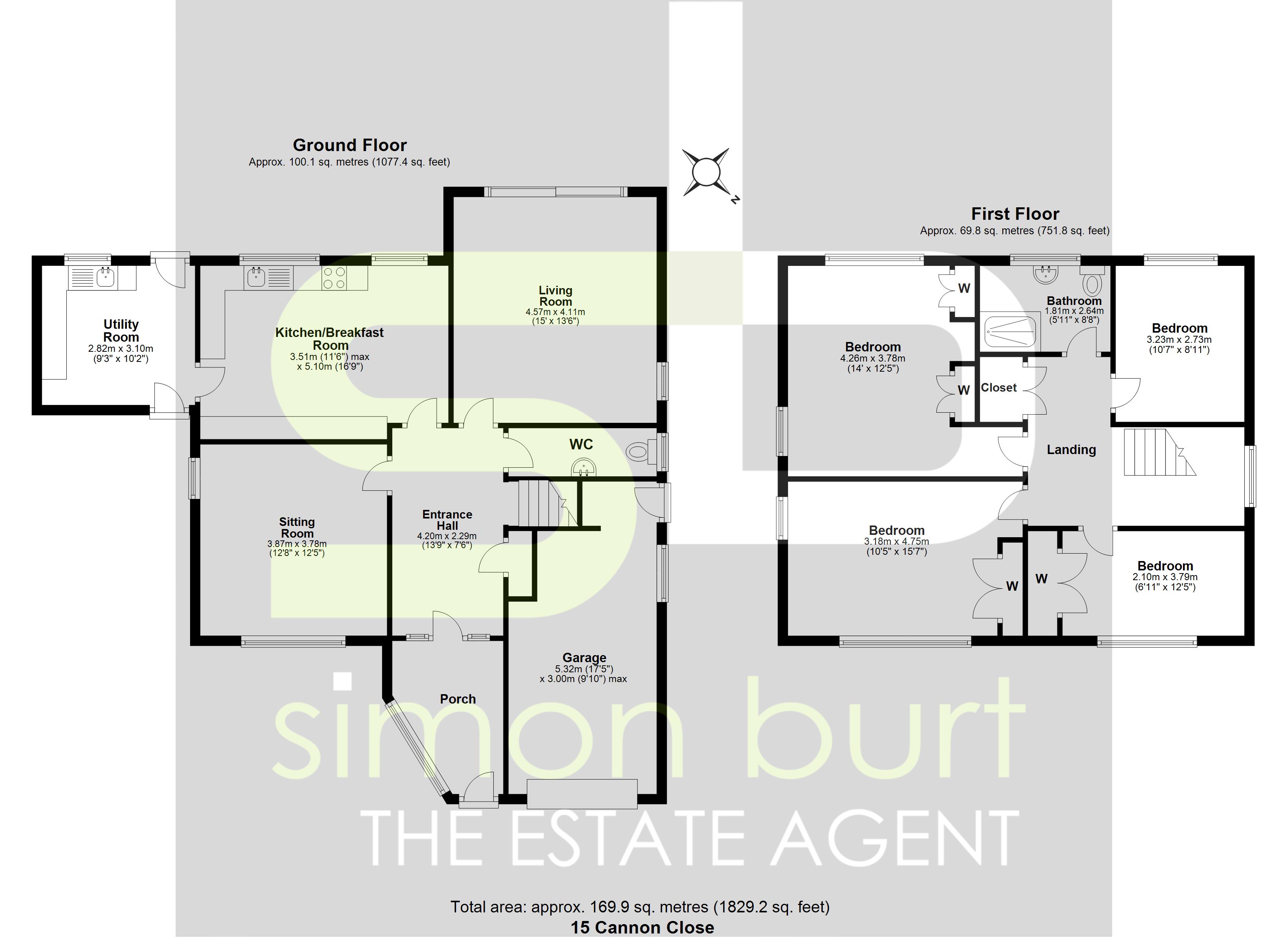 Floorplan for Cannon Close, Coventry