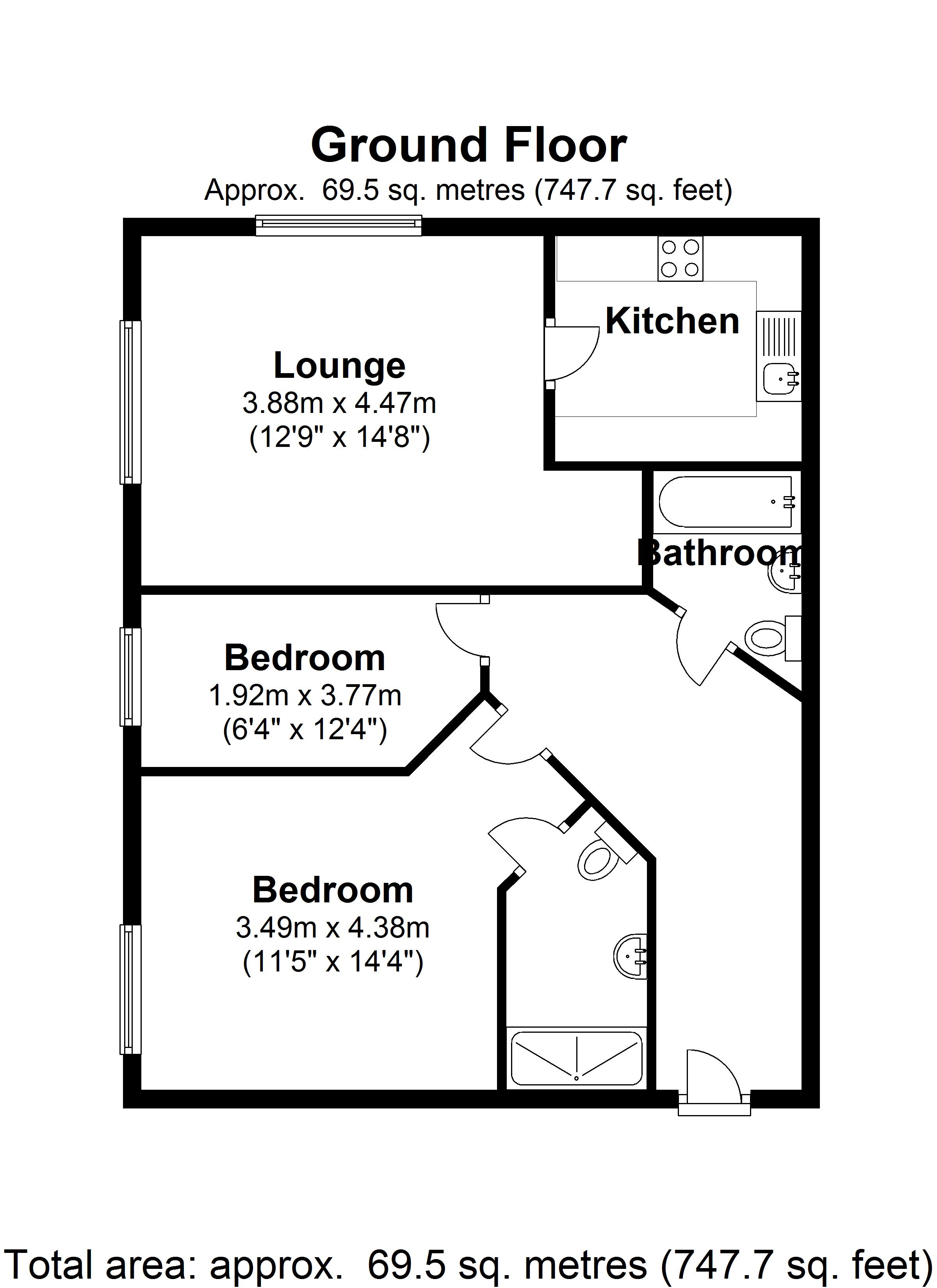 Floorplan for Avery Court, Solihull