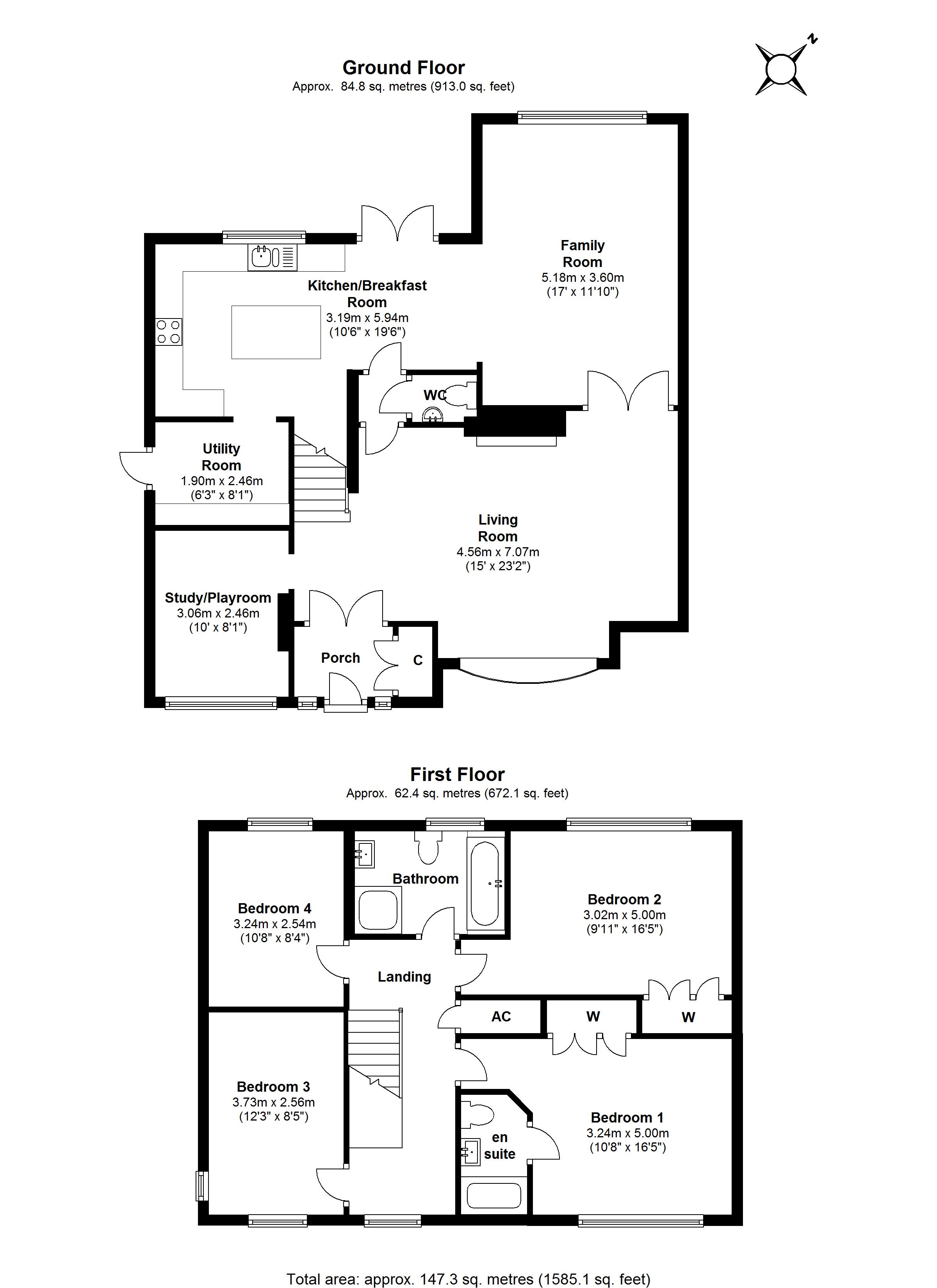 Floorplan for Southfields Road, Solihull