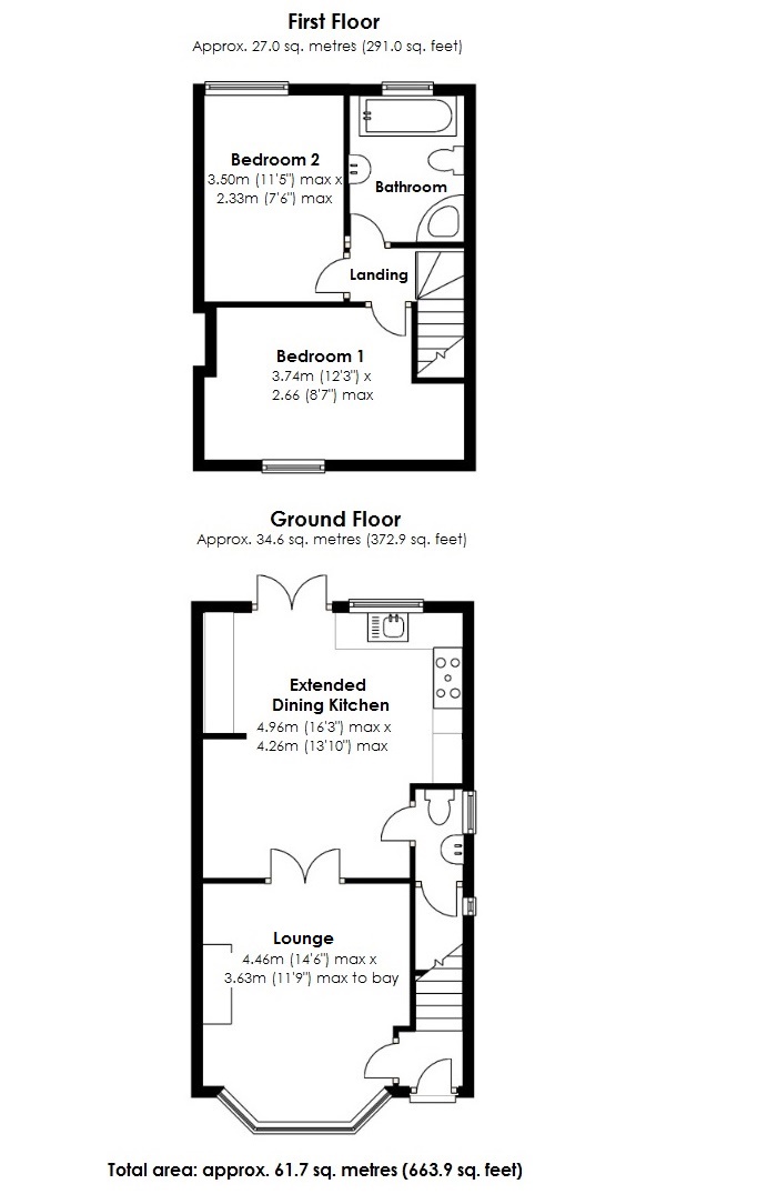 Floorplan for Tanners Lane, Tile Hill Village