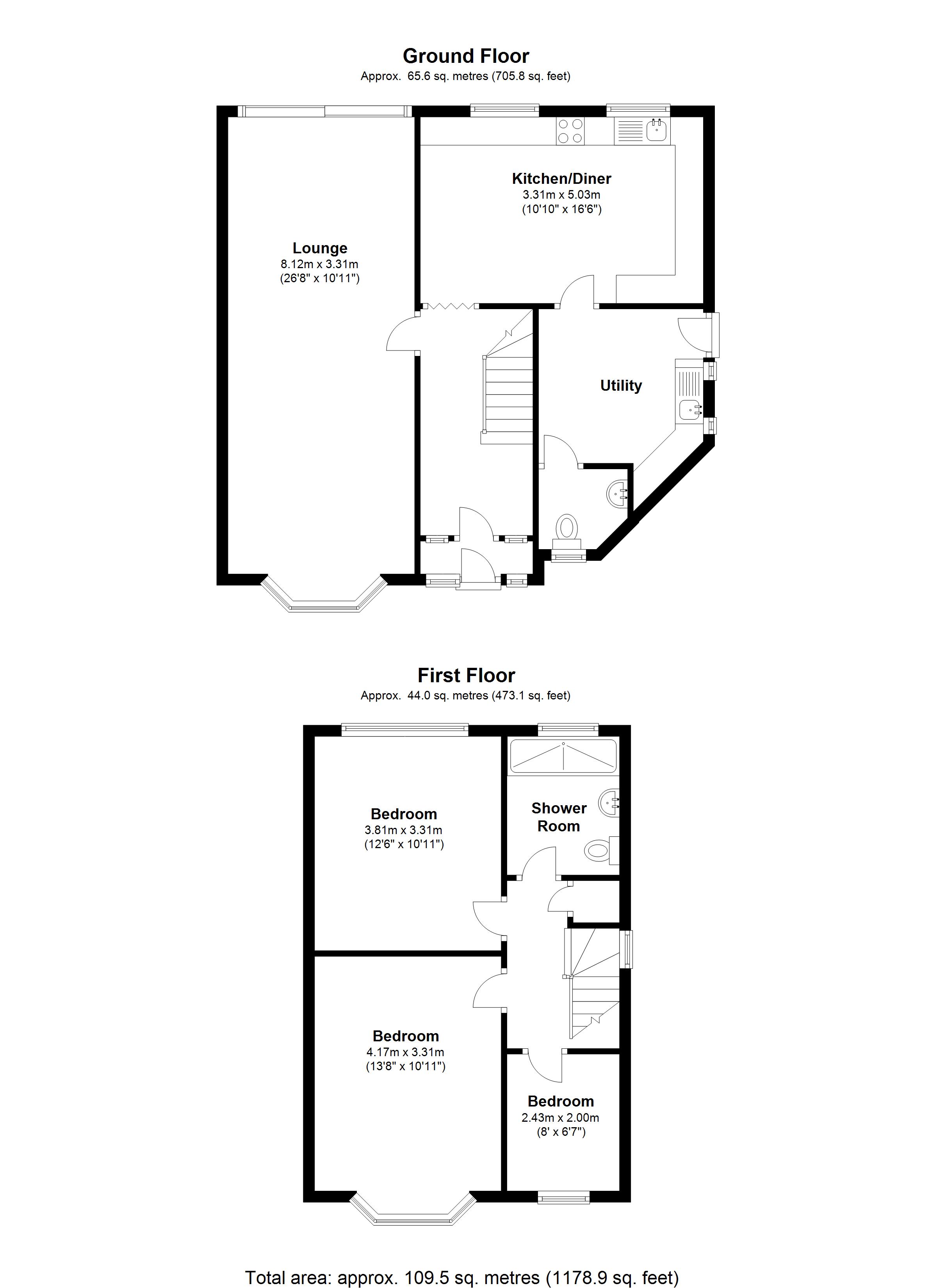 Floorplan for Barnmoor Rise, Solihull