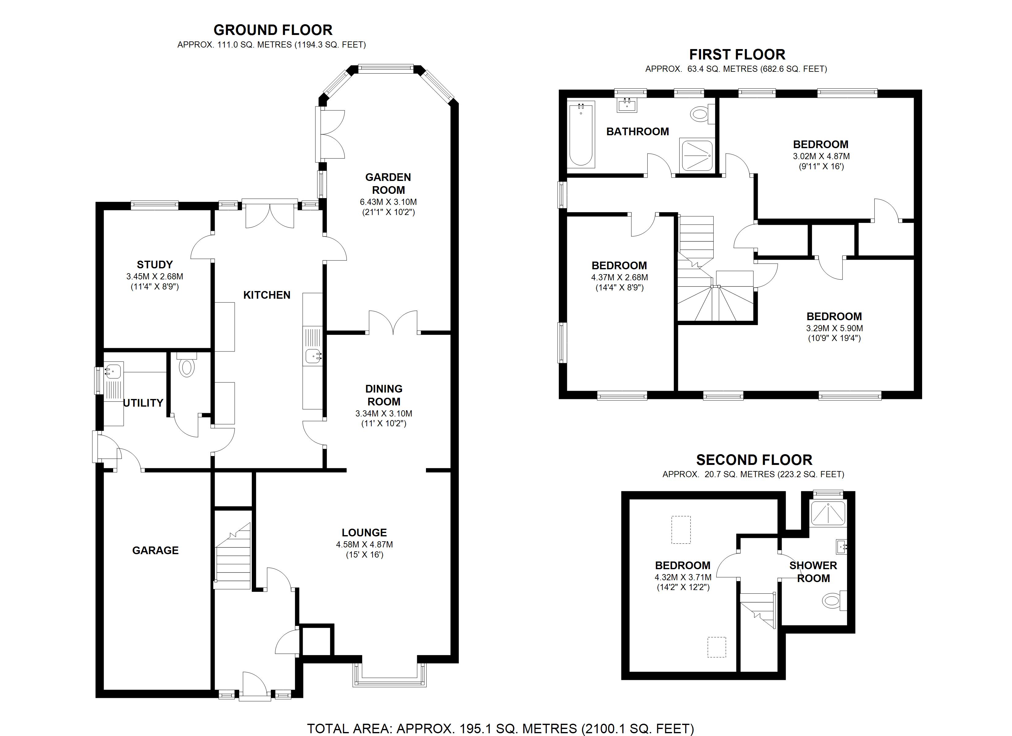 Floorplan for Southfields Road, Solihull