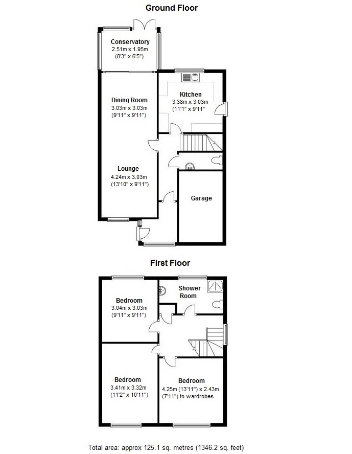 Floorplan for Arden Close, Coventry