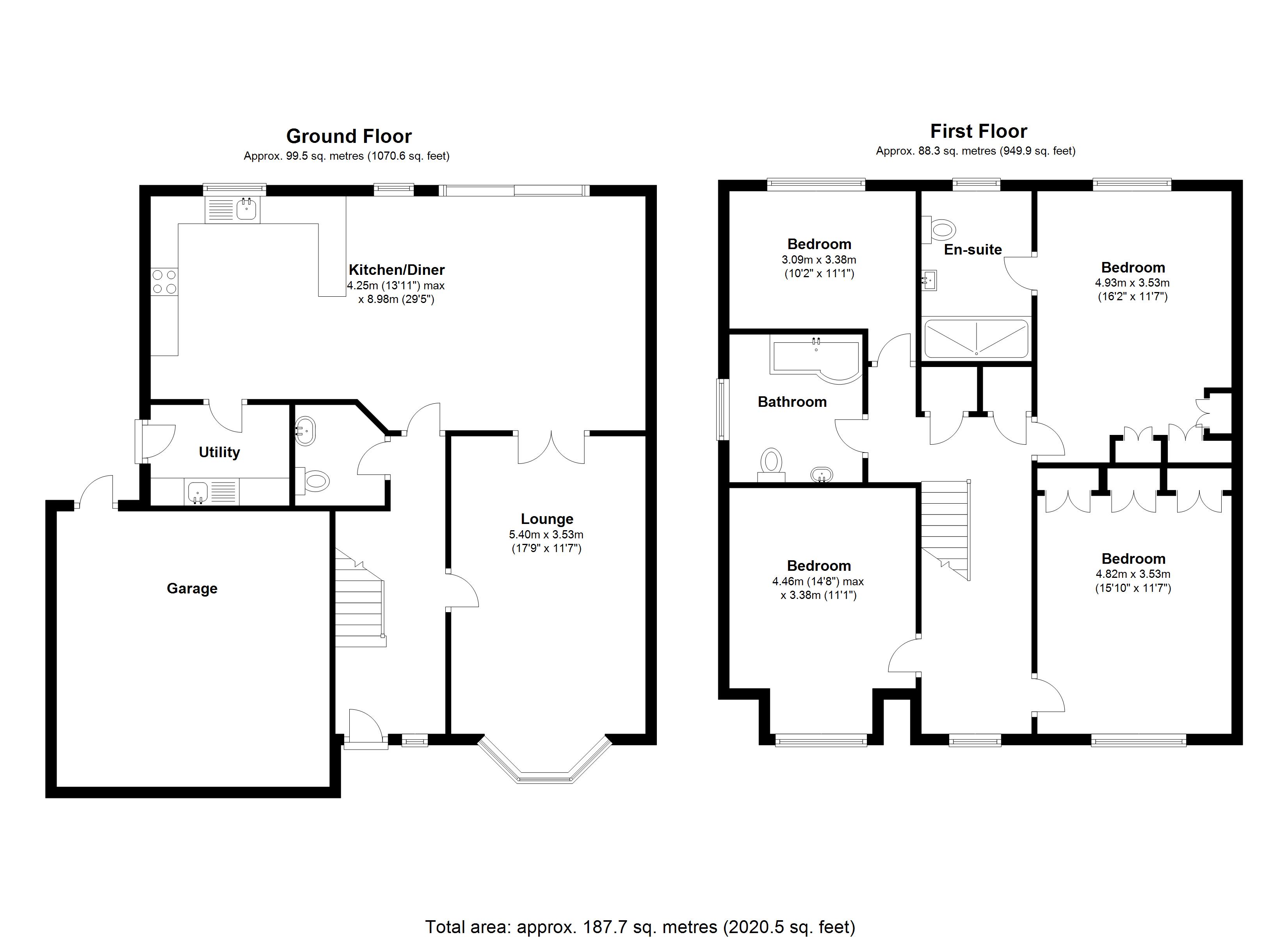 Floorplan for Grovefield Crescent, Coventry