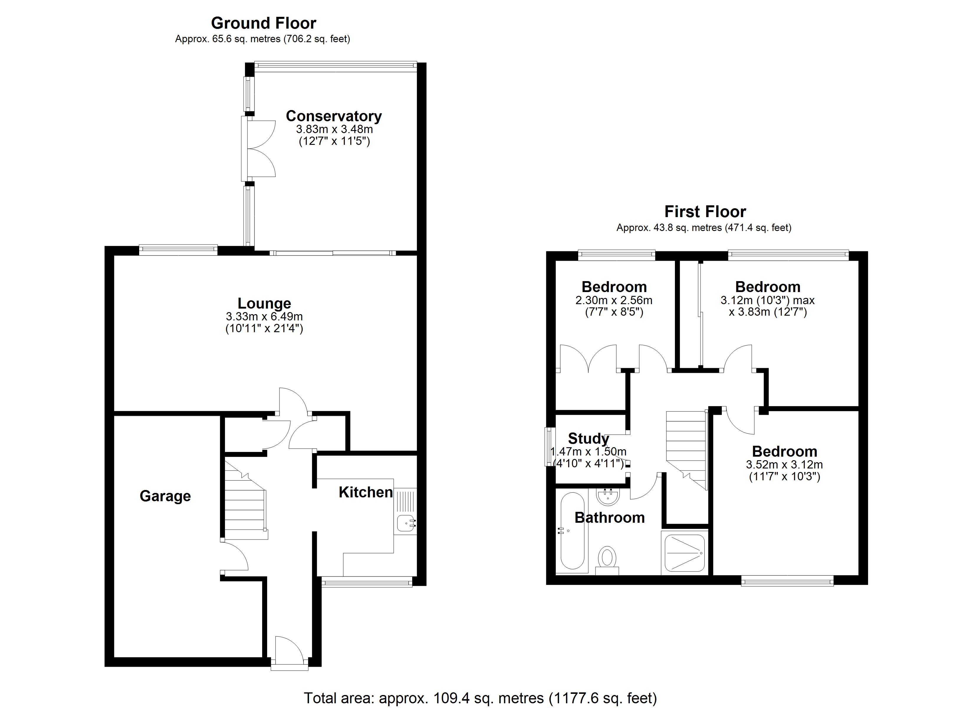 Floorplan for Swanswell Road, Solihull