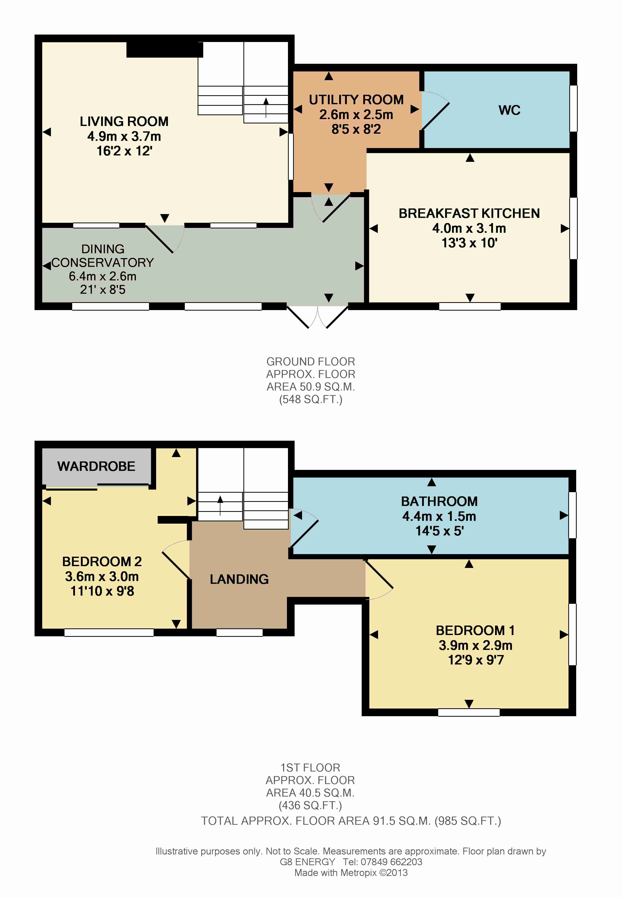 Floorplan for Tanners Lane, Berkswell