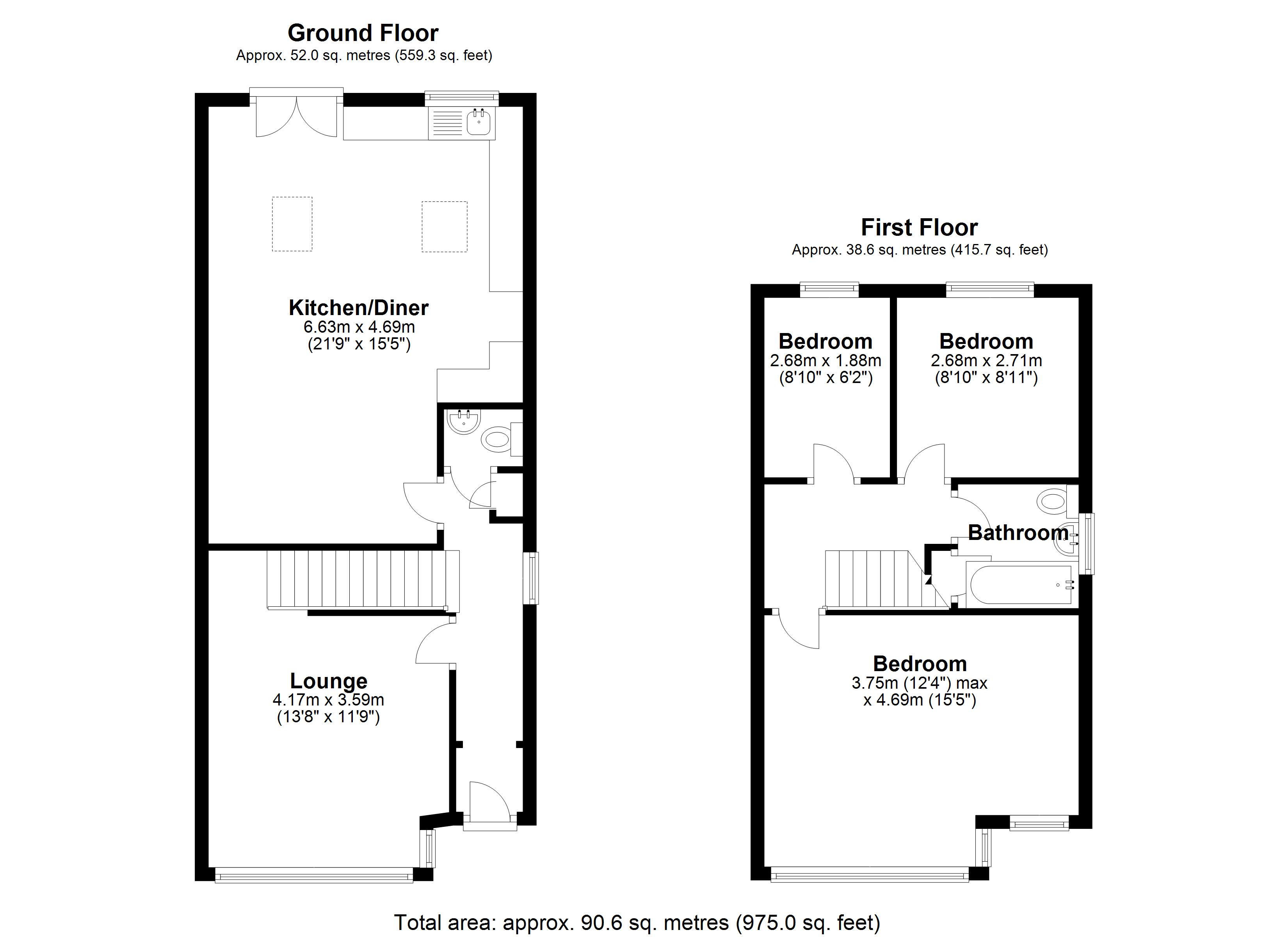 Floorplan for Redlands Road, Solihull