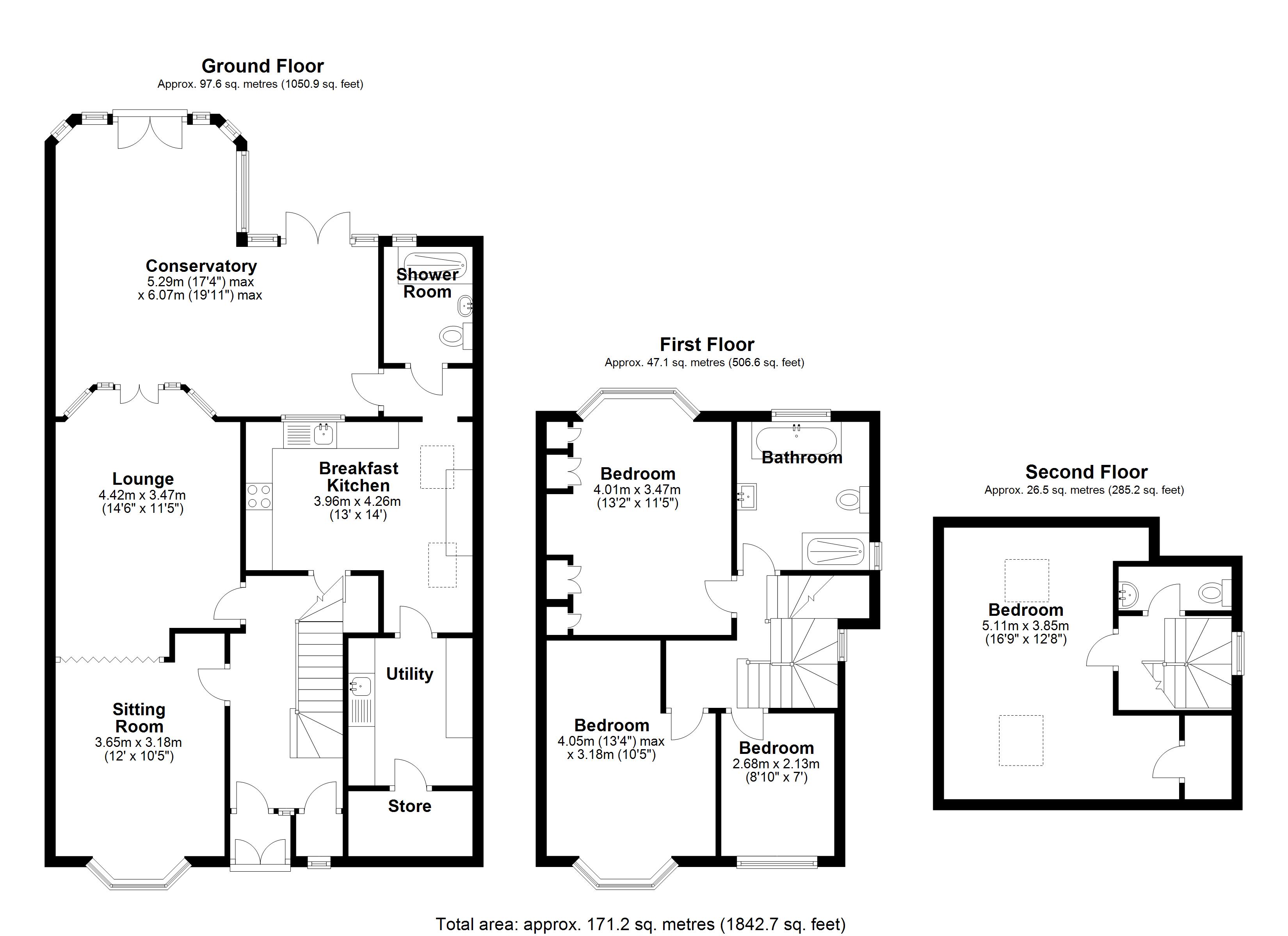 Floorplan for The Close, Solihull