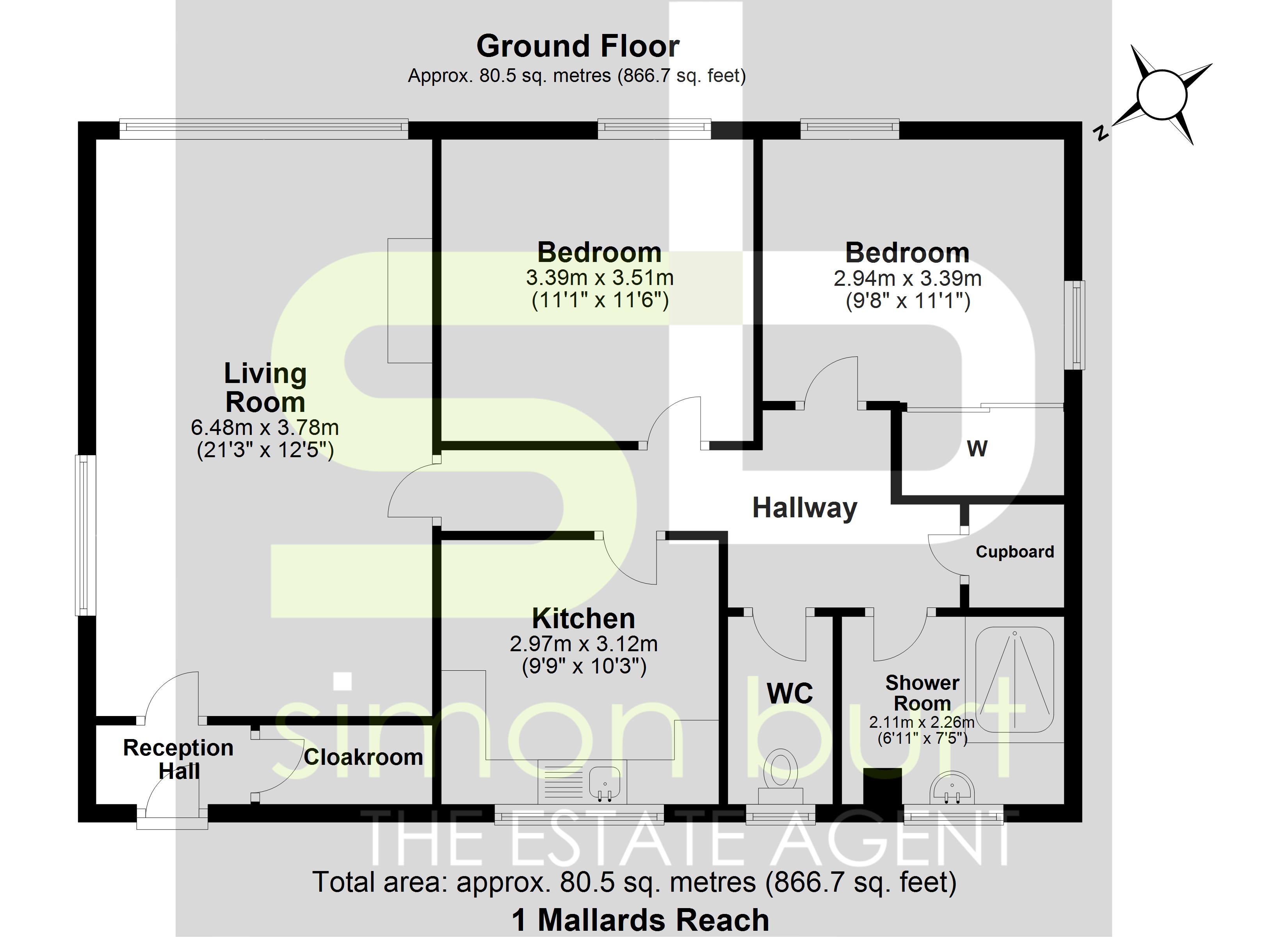 Floorplan for Mallards Reach, Solihull