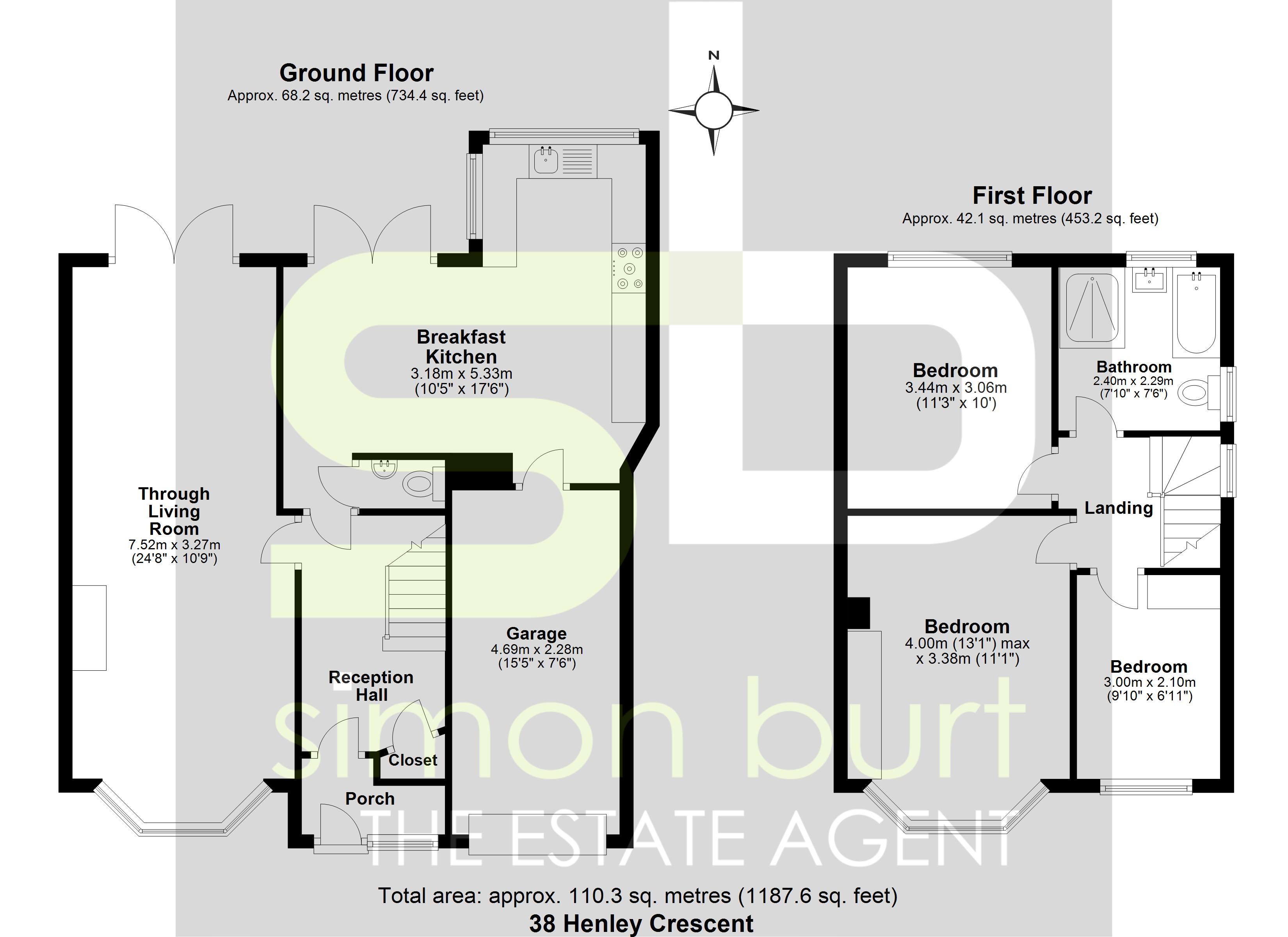 Floorplan for Henley Crescent, Solihull