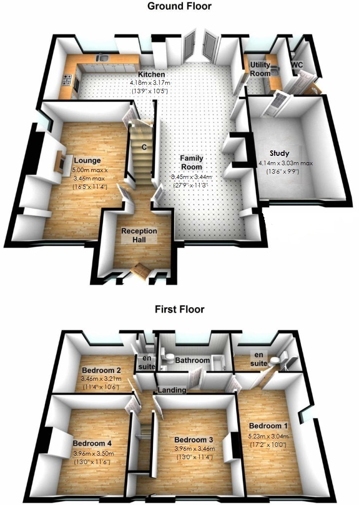 Floorplan for Green Lane, Balsall Common