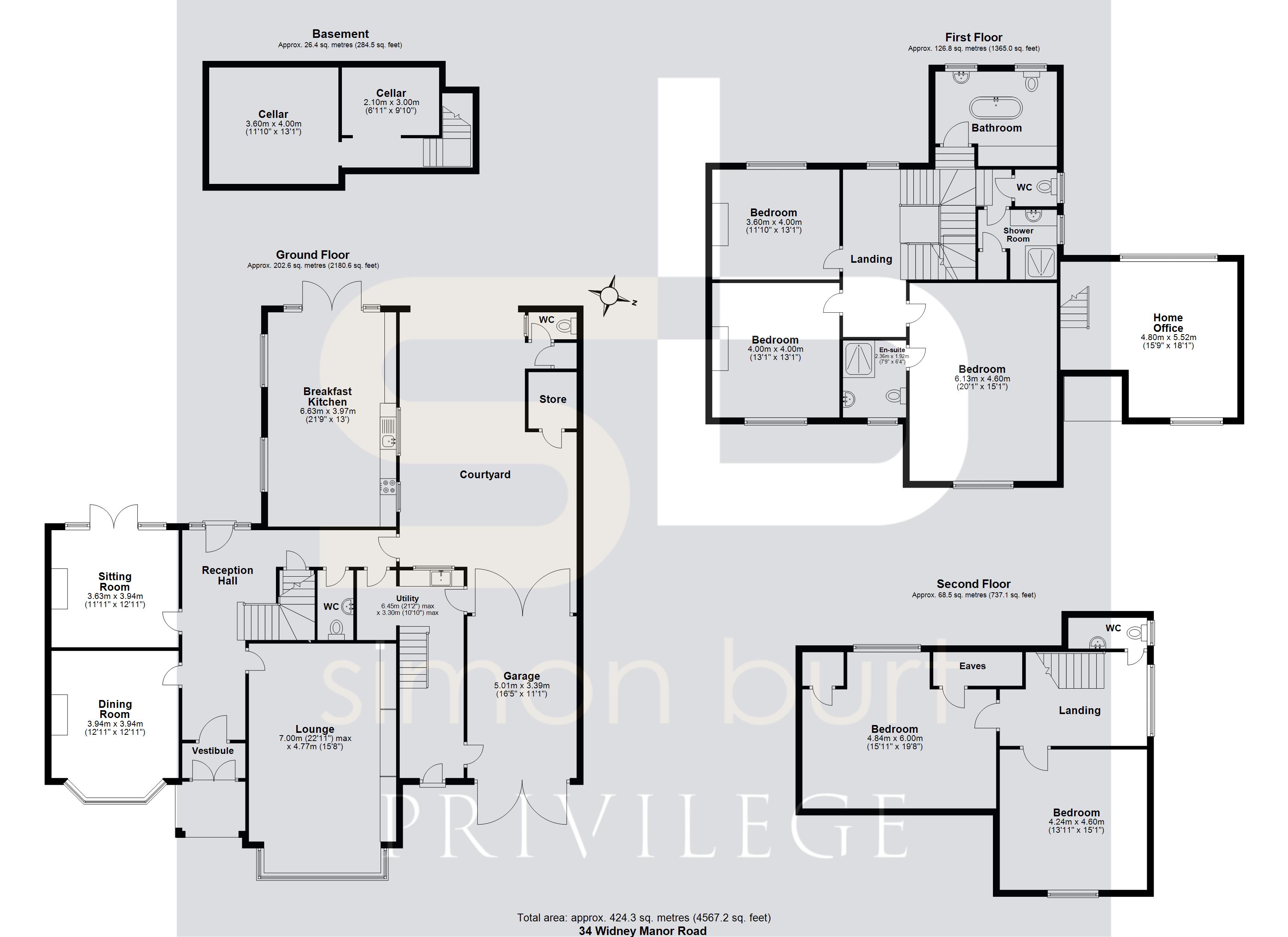 Floorplan for Widney Manor Road, Solihull