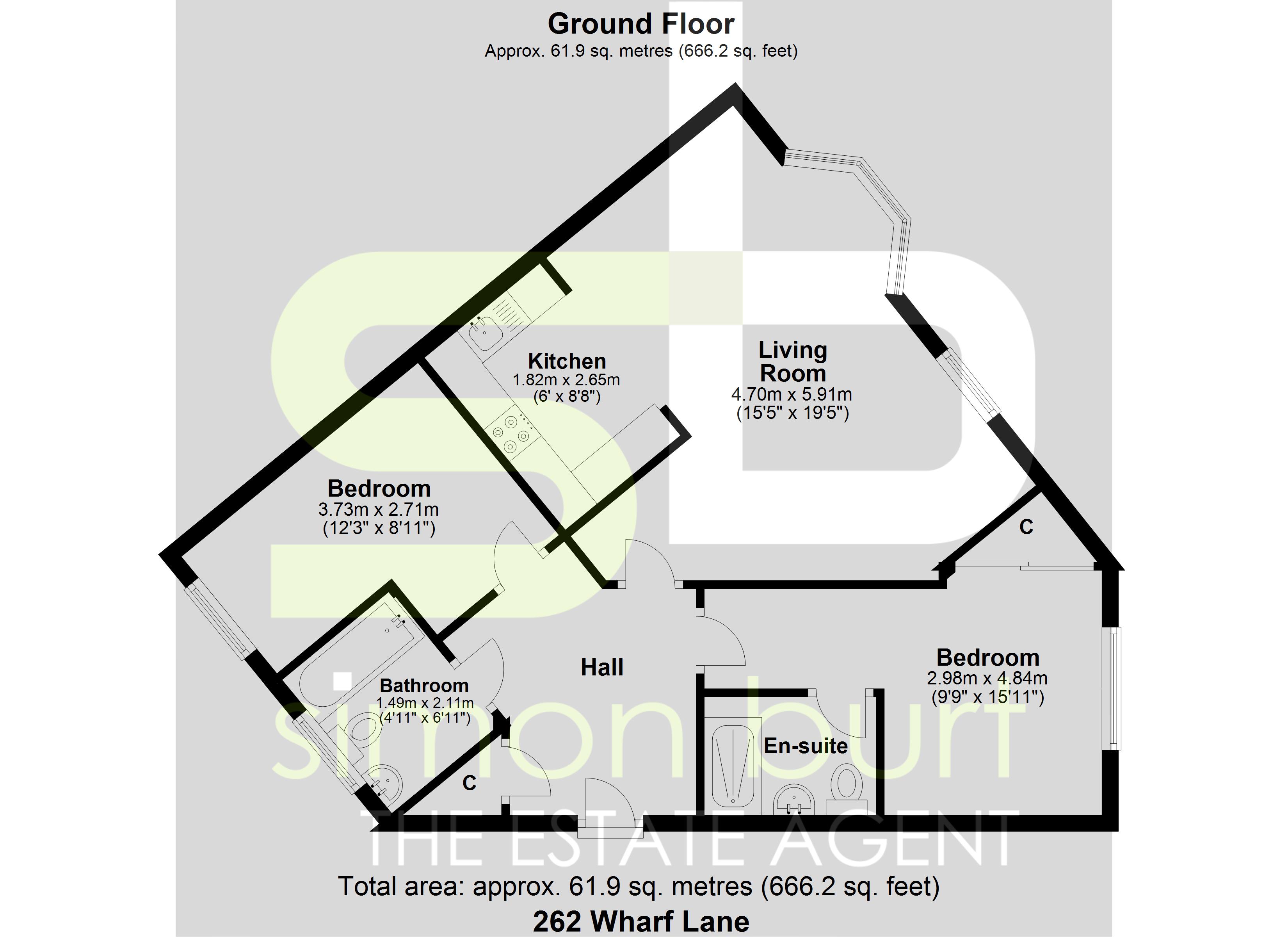 Floorplan for Wharf Lane, Solihull