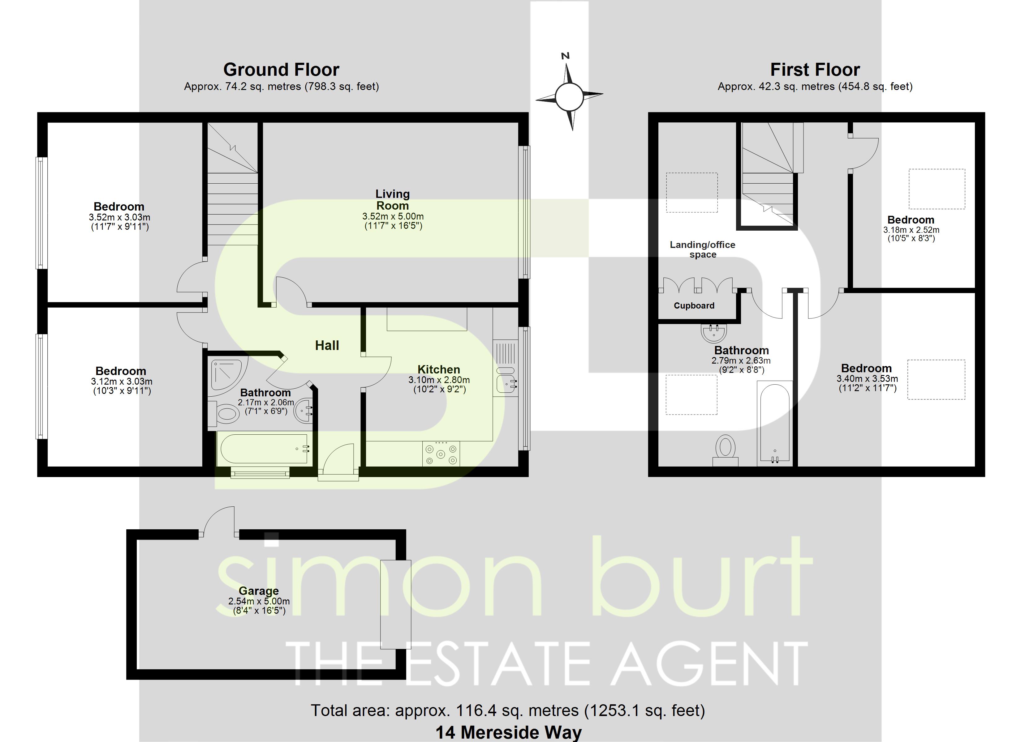 Floorplan for Mereside Way, Solihull