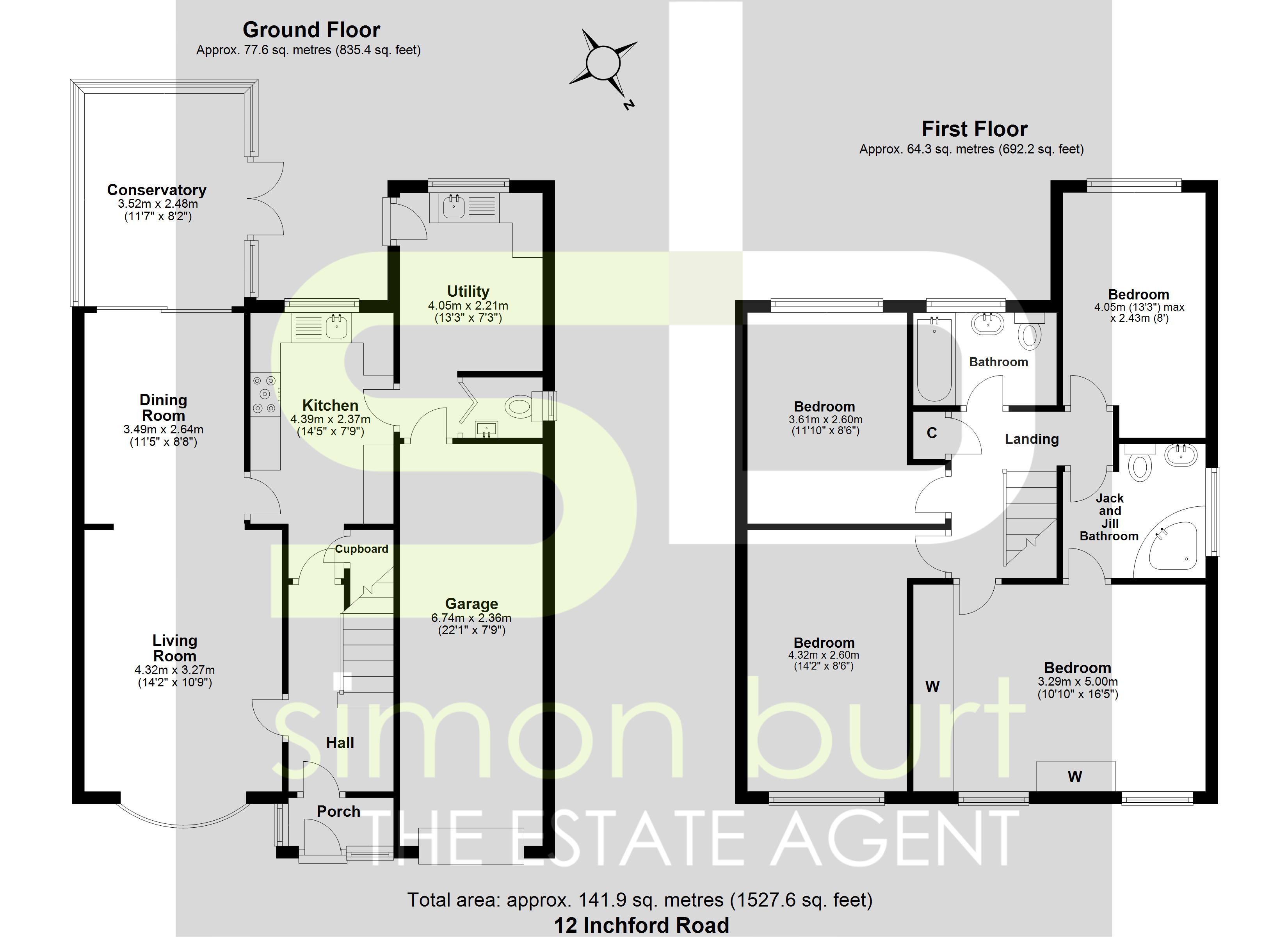 Floorplan for Inchford Road, Solihull