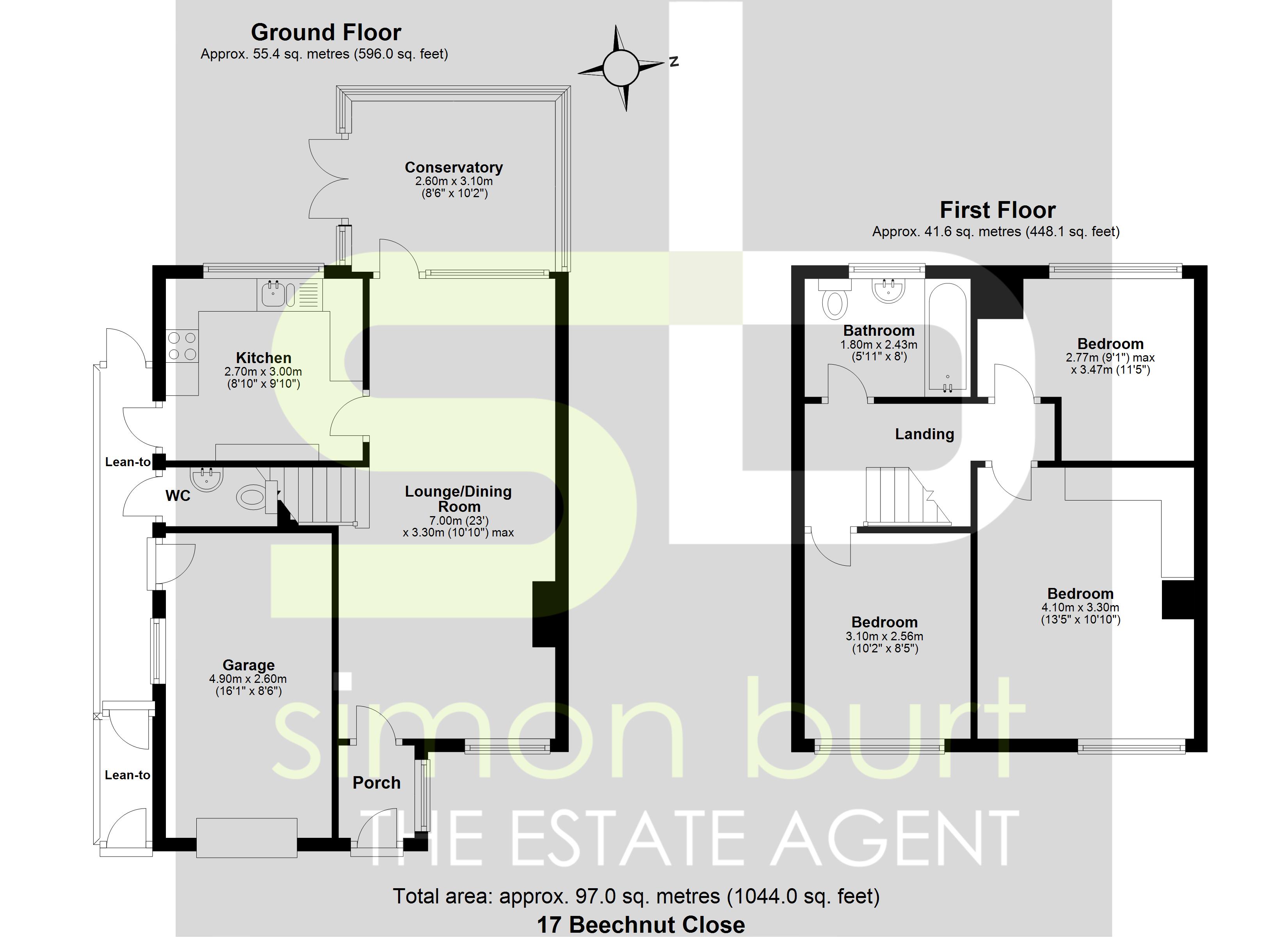 Floorplan for Beechnut Close, Solihull