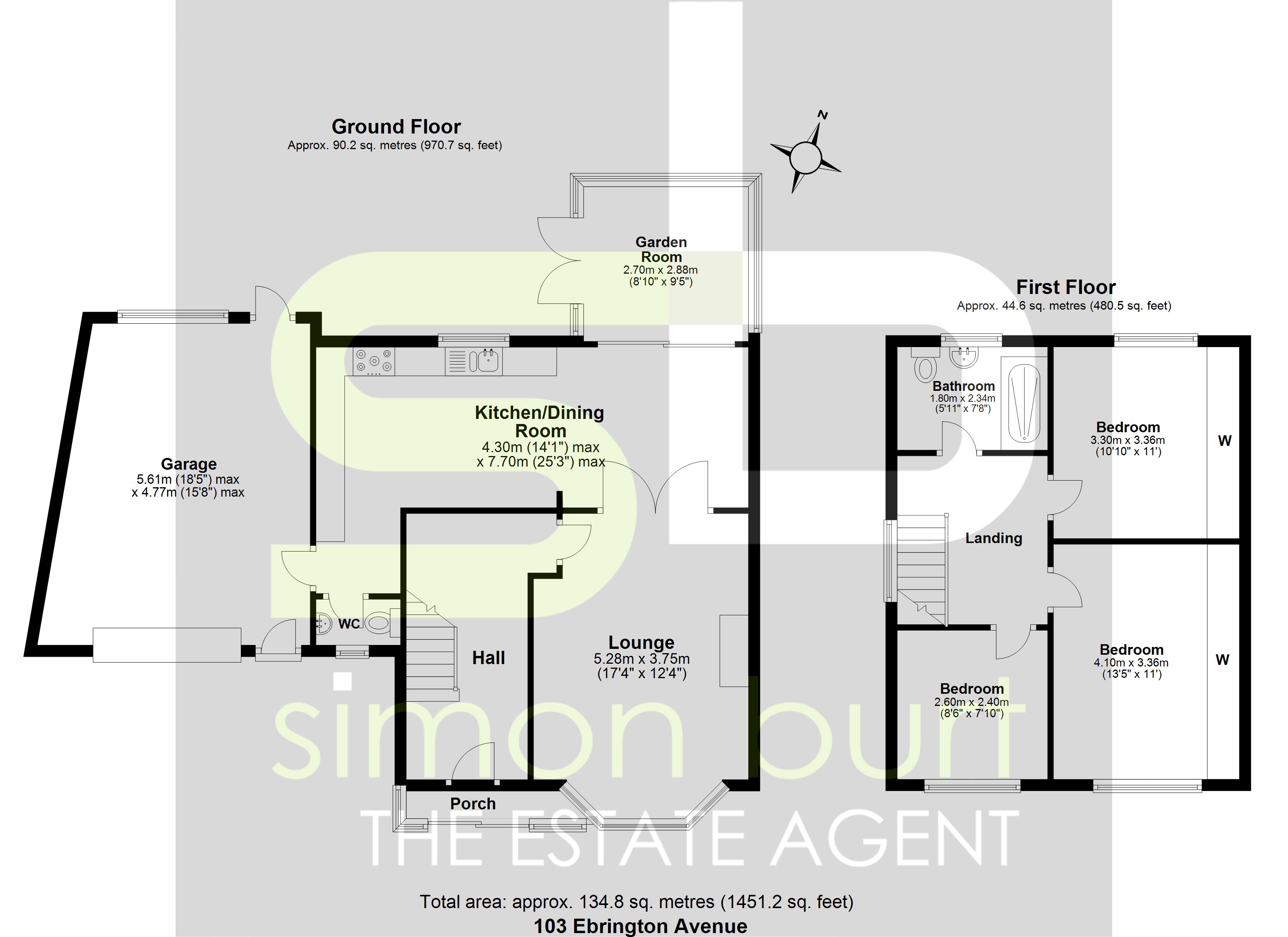 Floorplan for Ebrington Avenue, Solihull