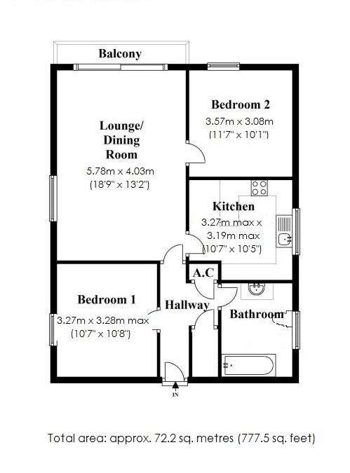 Floorplan for Mallards Reach, Solihull