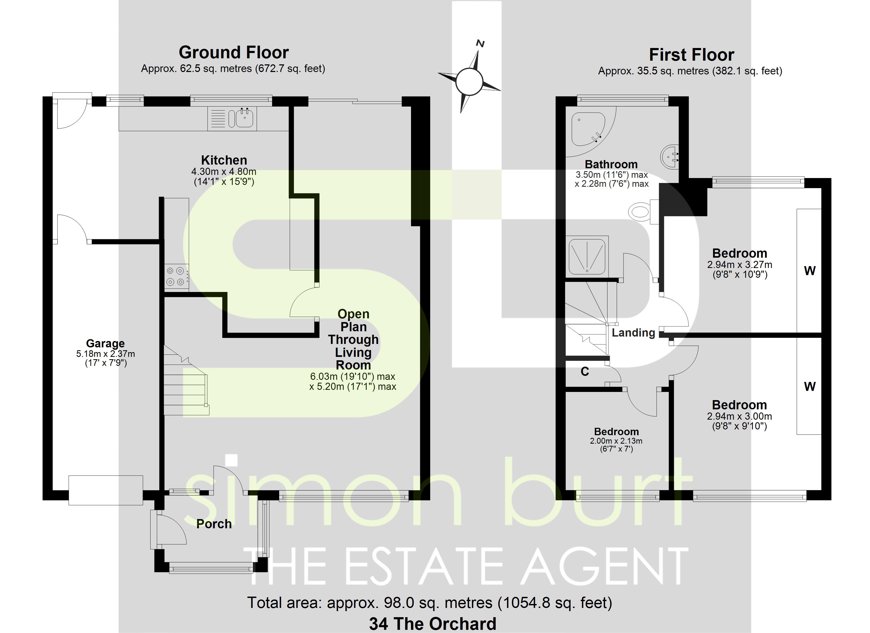 Floorplan for The Orchard, Birmingham