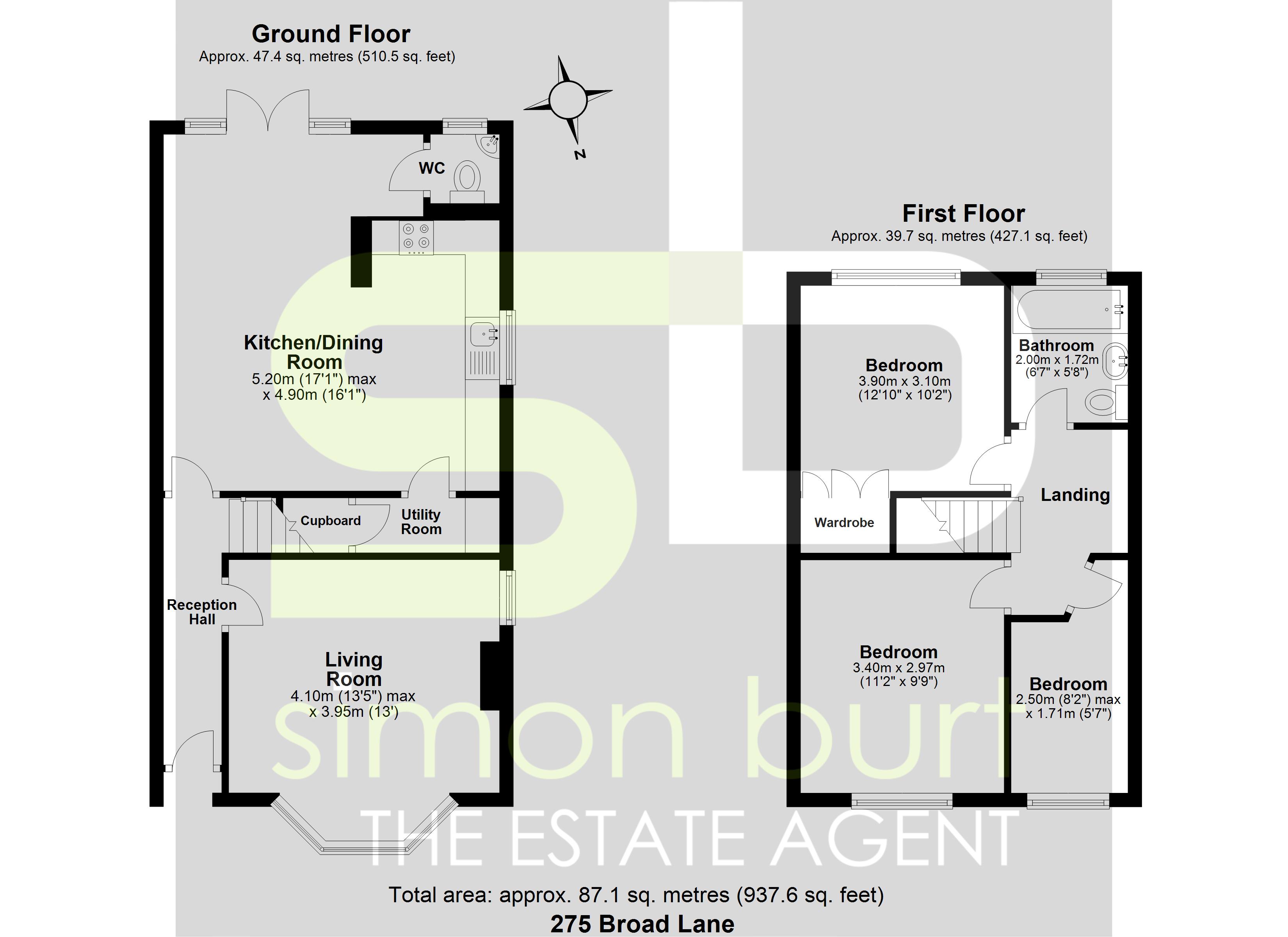 Floorplan for Broad Lane, Coventry