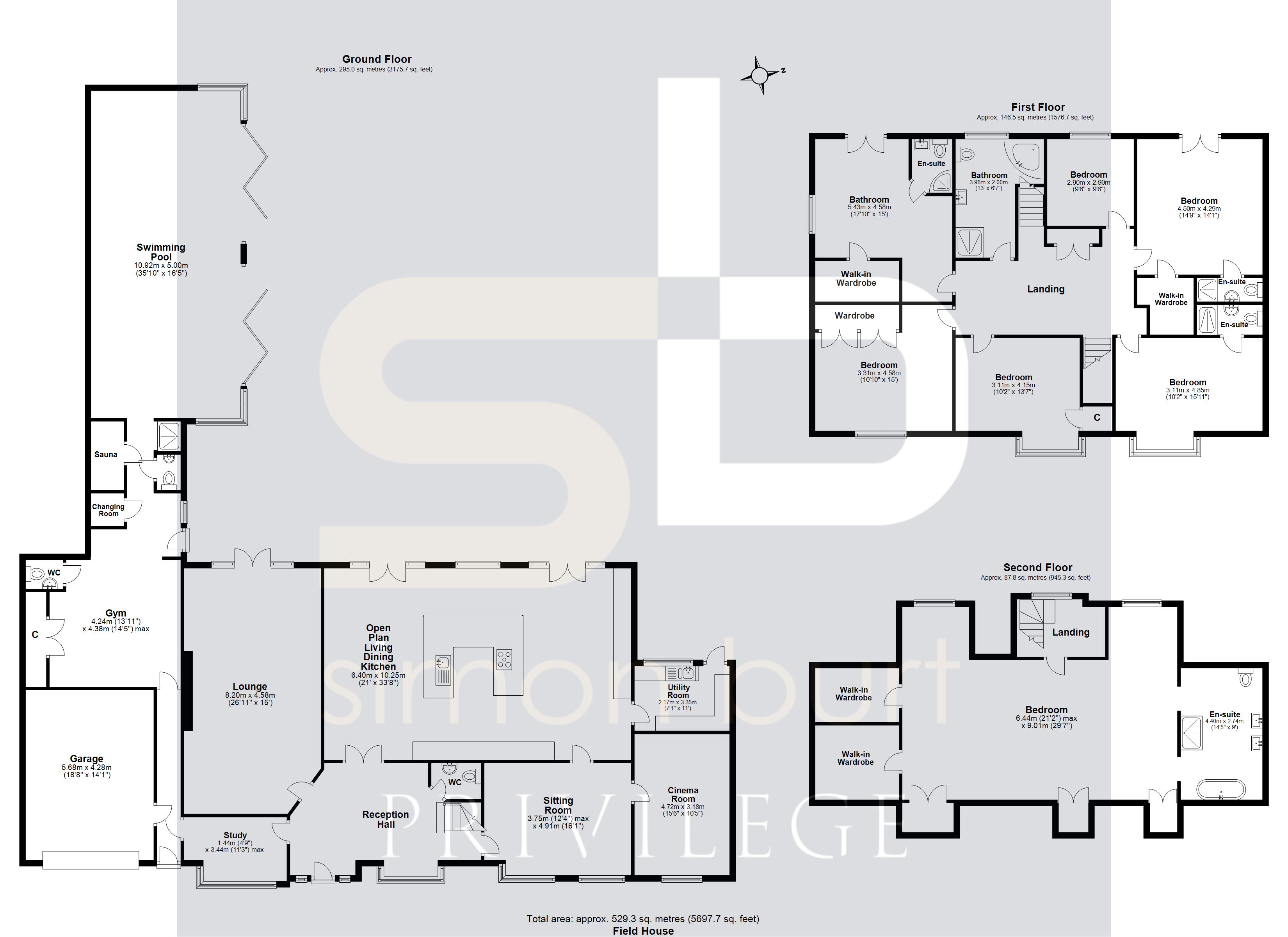 Floorplan for Tithe Barn Lane, Solihull