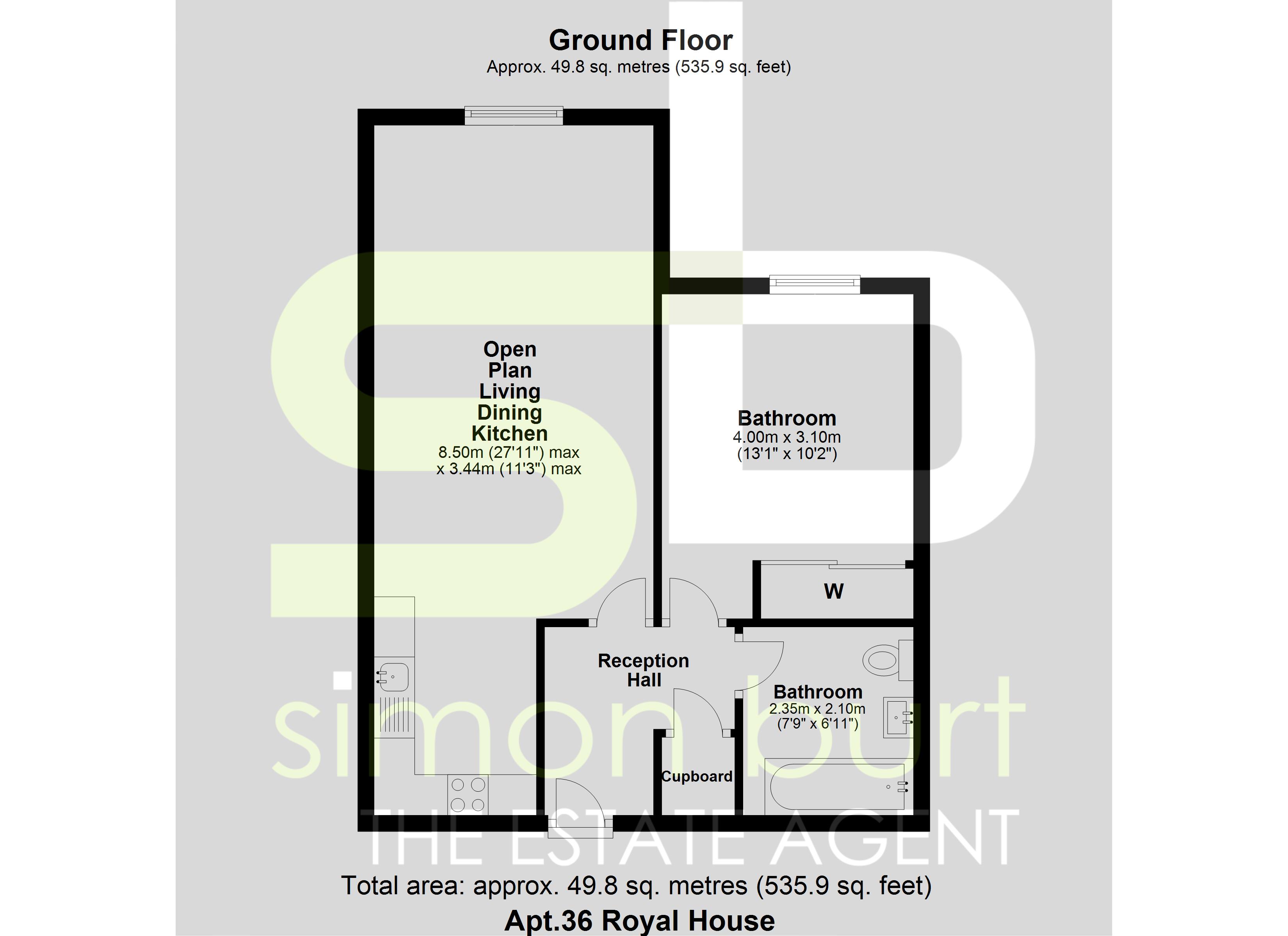 Floorplan for Royal House, Solihull