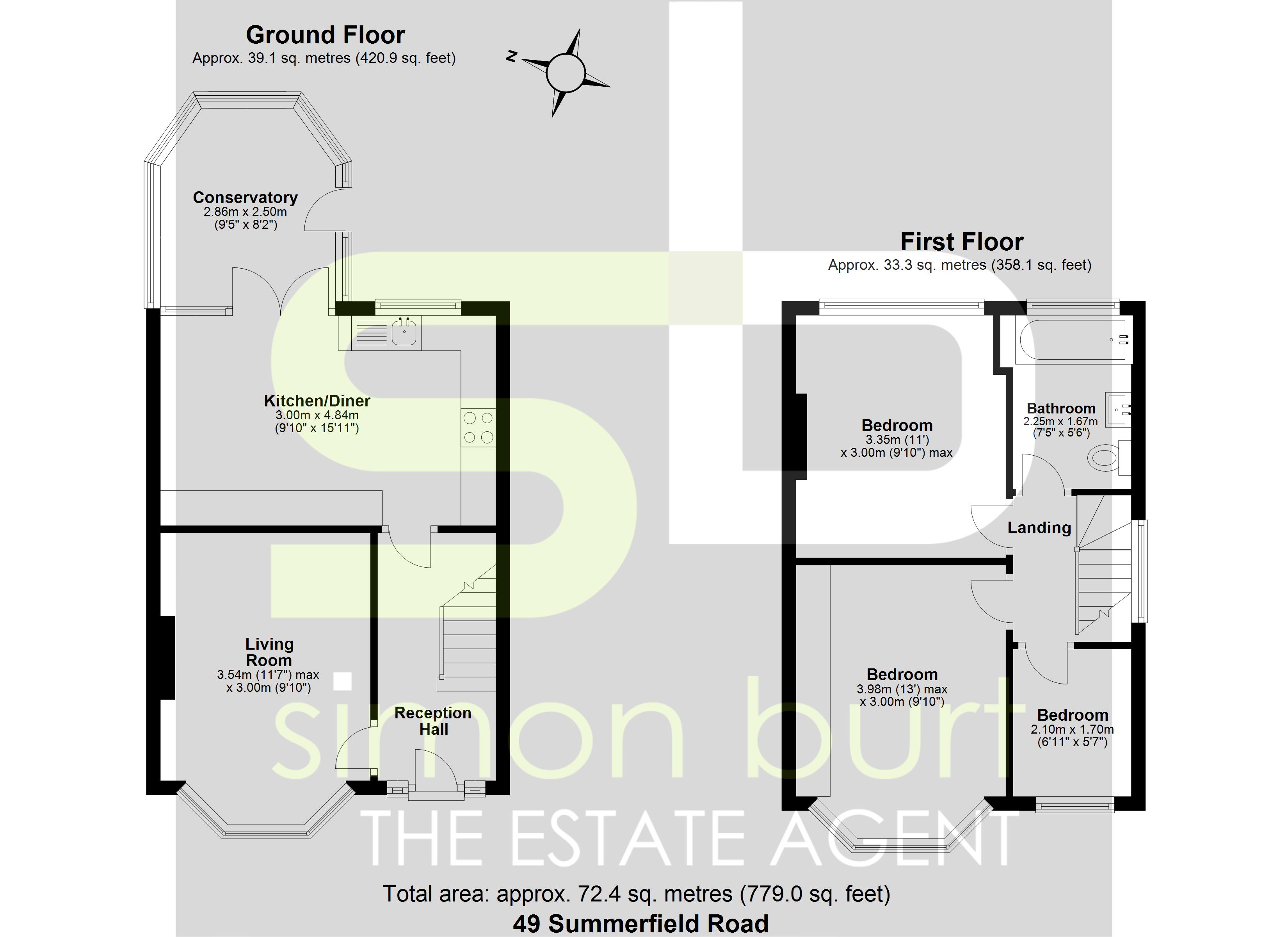 Floorplan for Summerfield Road, Solihull