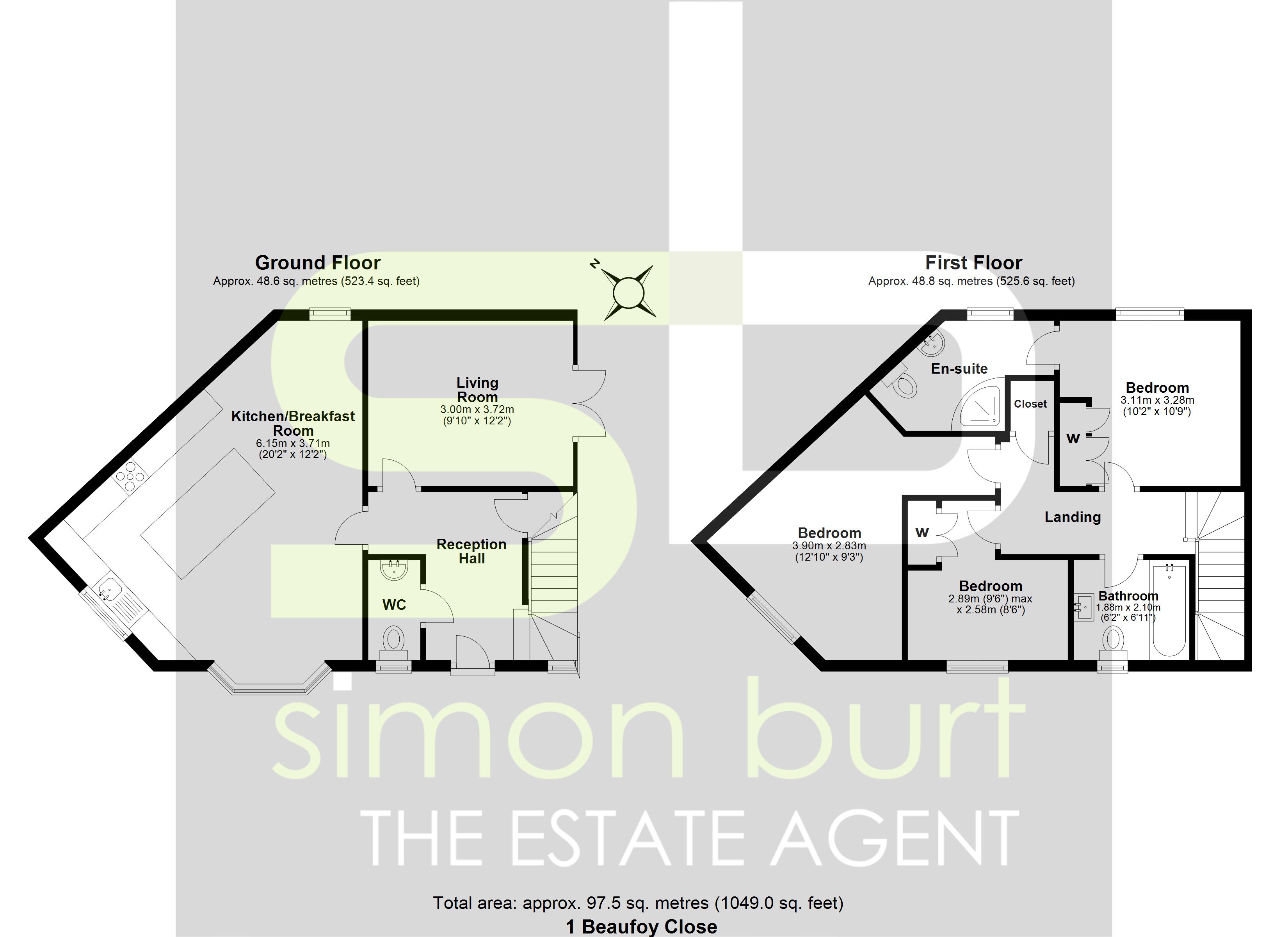 Floorplan for Beaufoy Close, Coventry