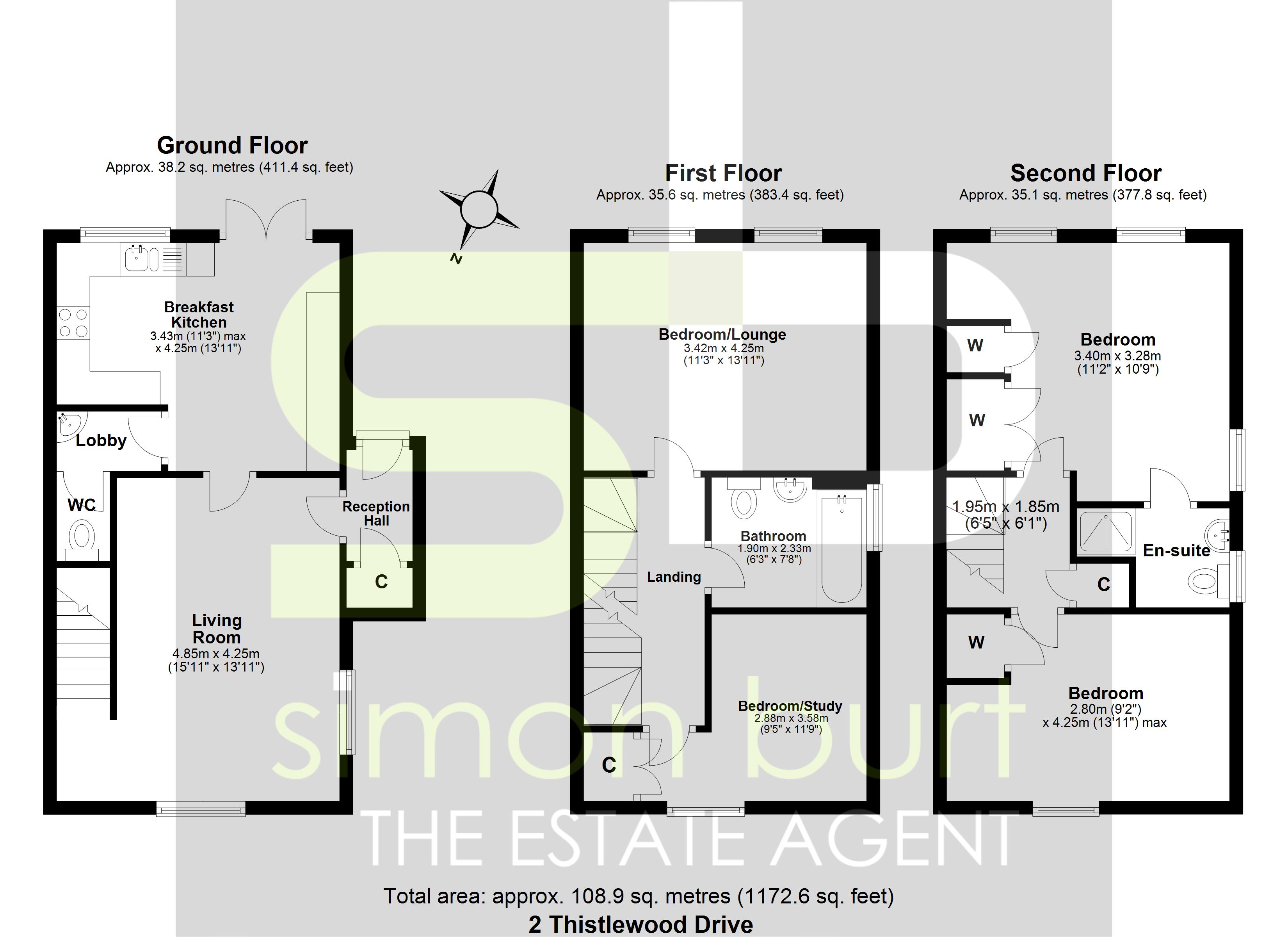 Floorplan for Thistlewood Grove, Solihull