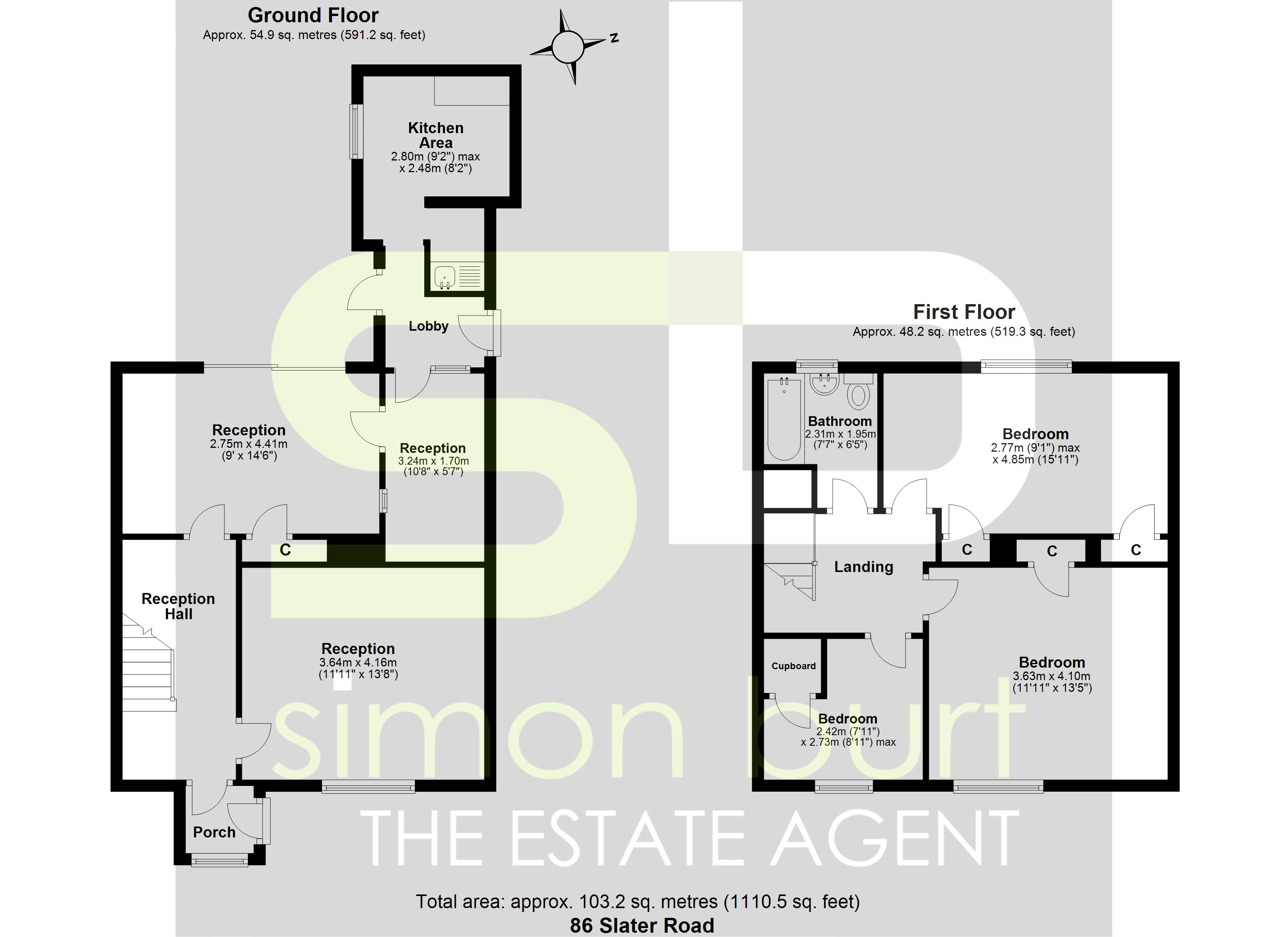 Floorplan for Slater Road, Solihull