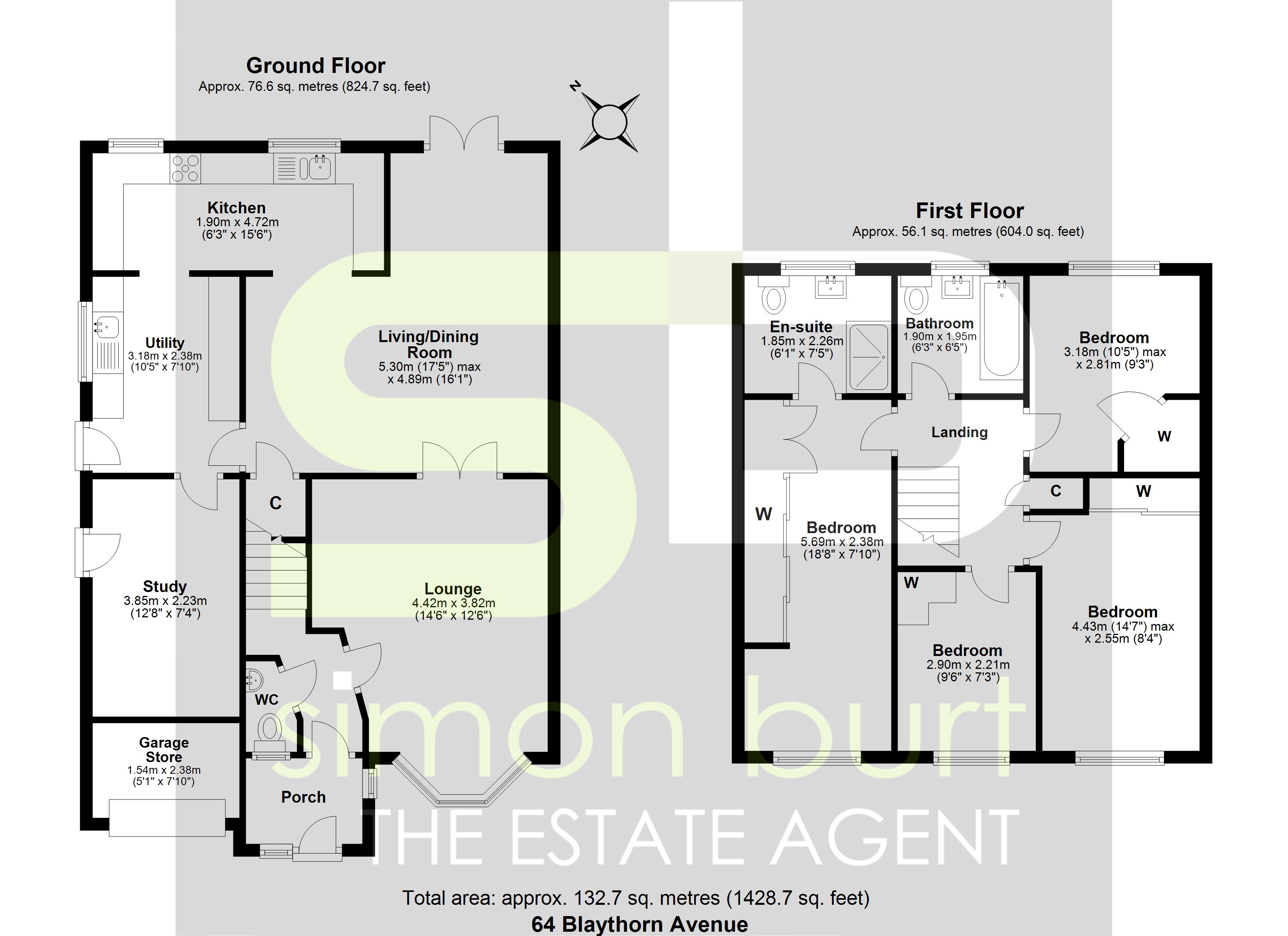 Floorplan for Blaythorn Avenue, Solihull