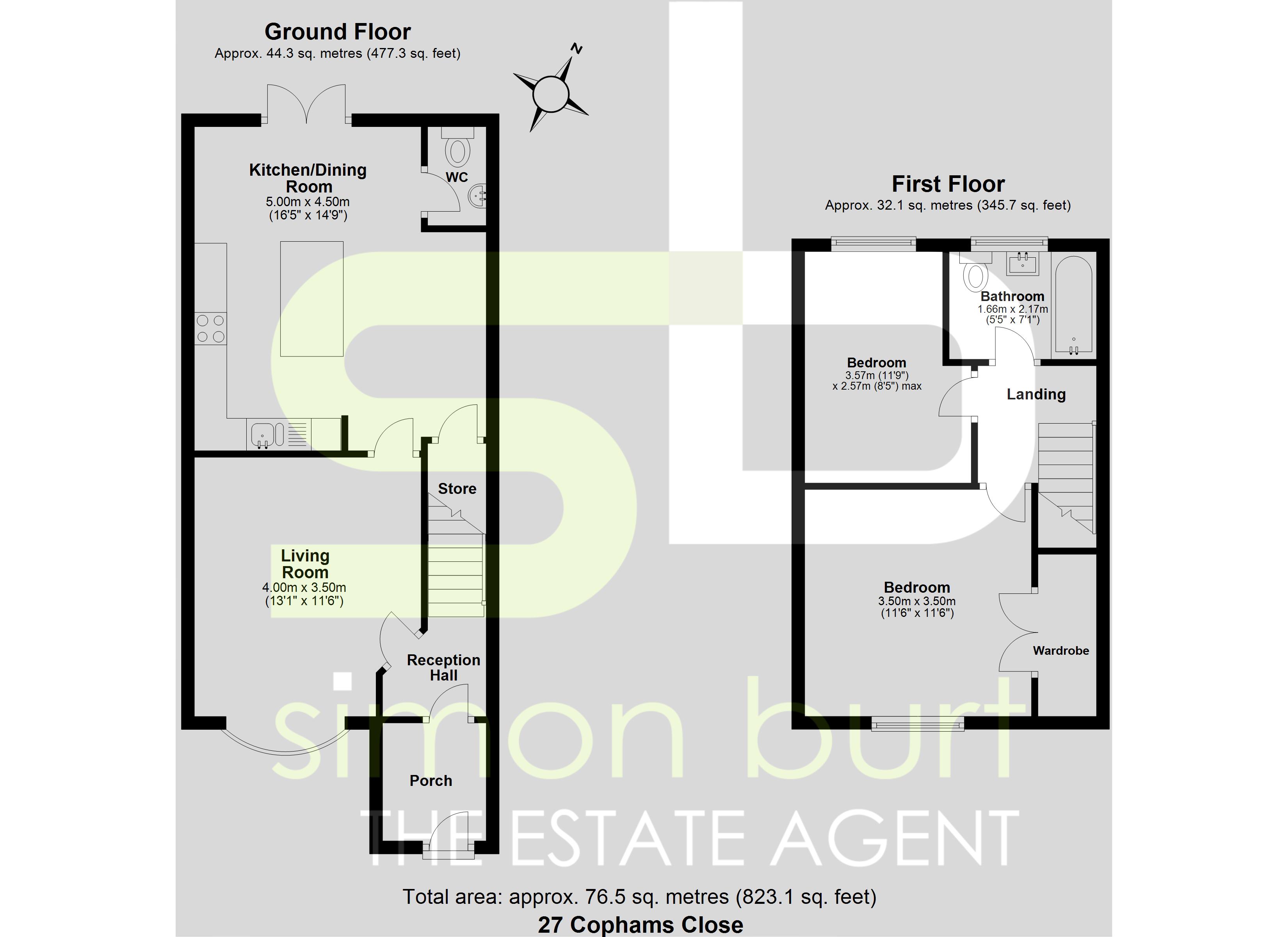 Floorplan for Cophams Close, Solihull