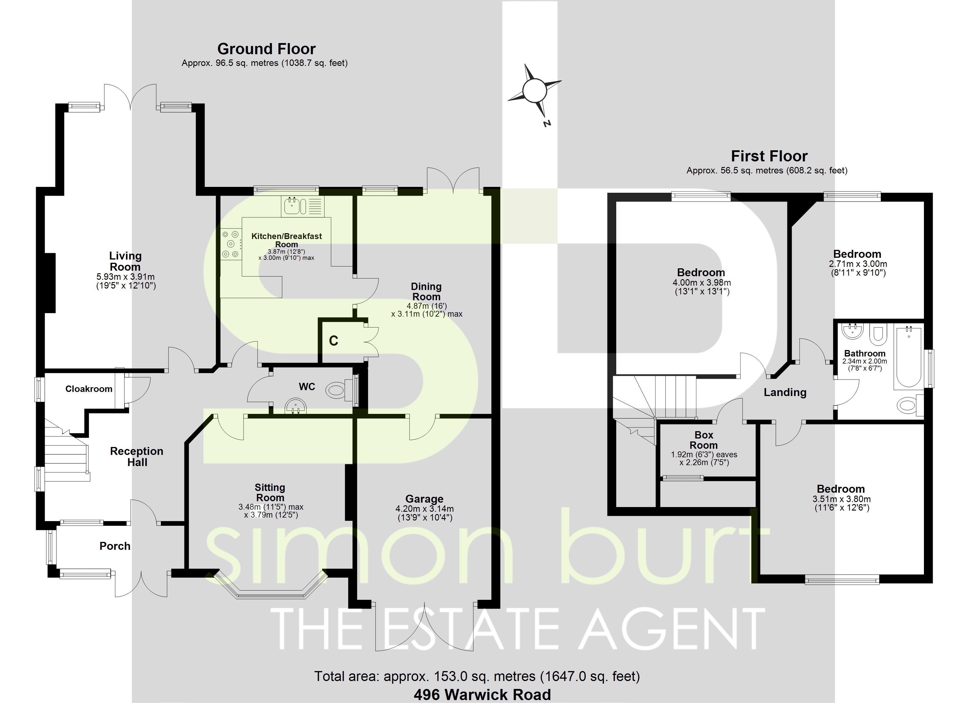 Floorplan for Warwick Road, Solihull