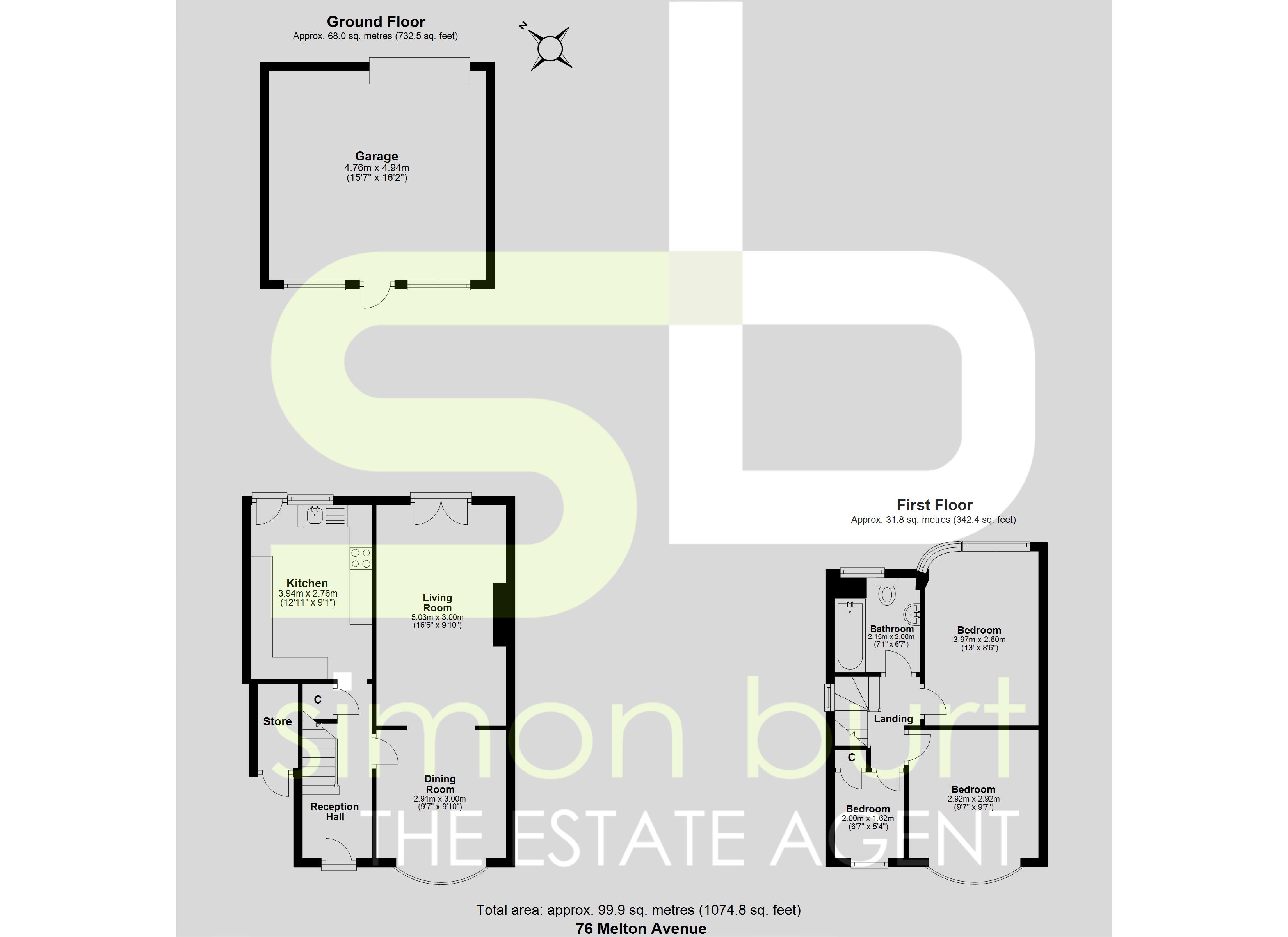 Floorplan for Melton Avenue, Solihull