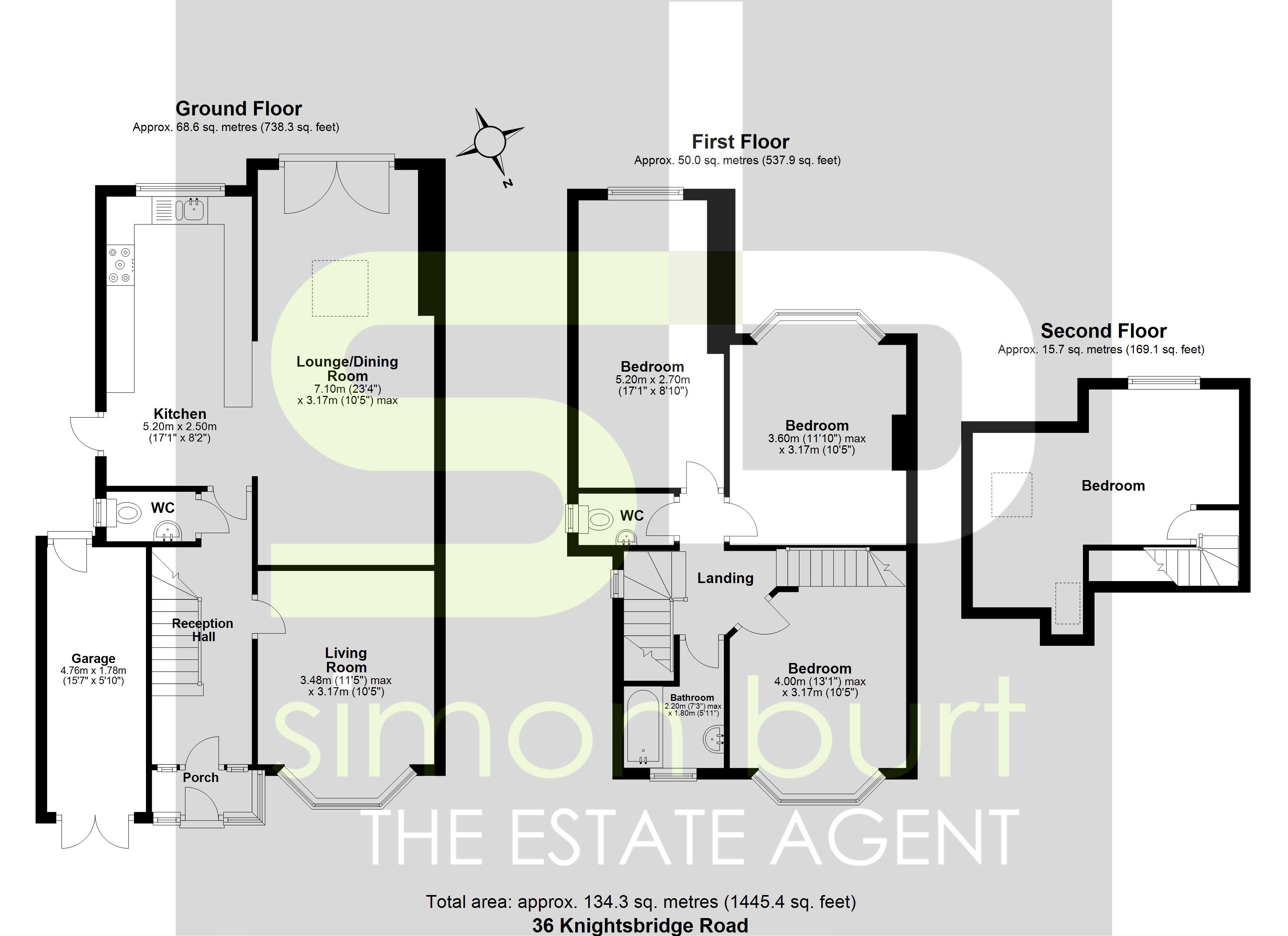 Floorplan for Knightsbridge Road, Solihull