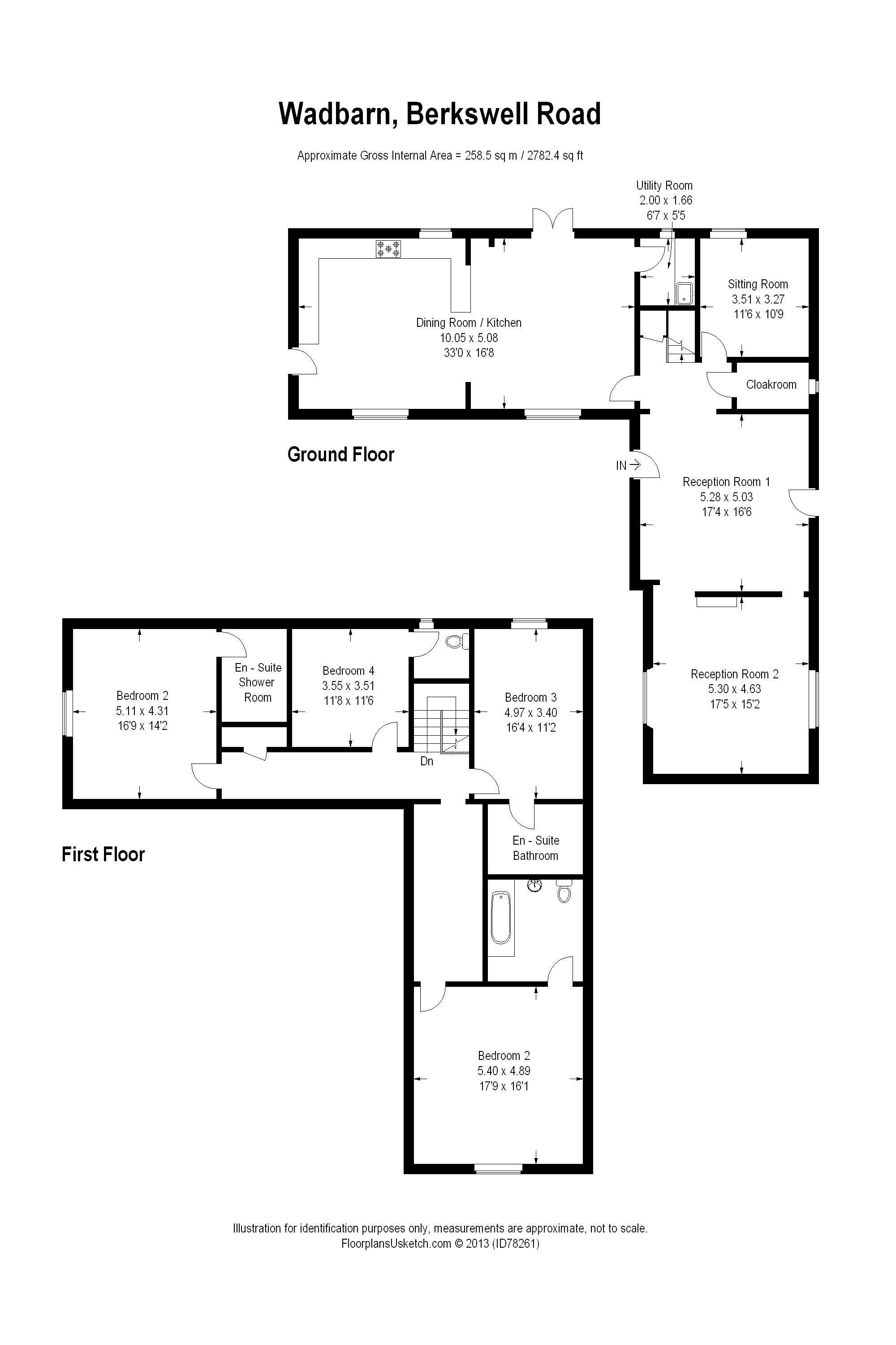 Floorplan for Berkswell Road, Meriden