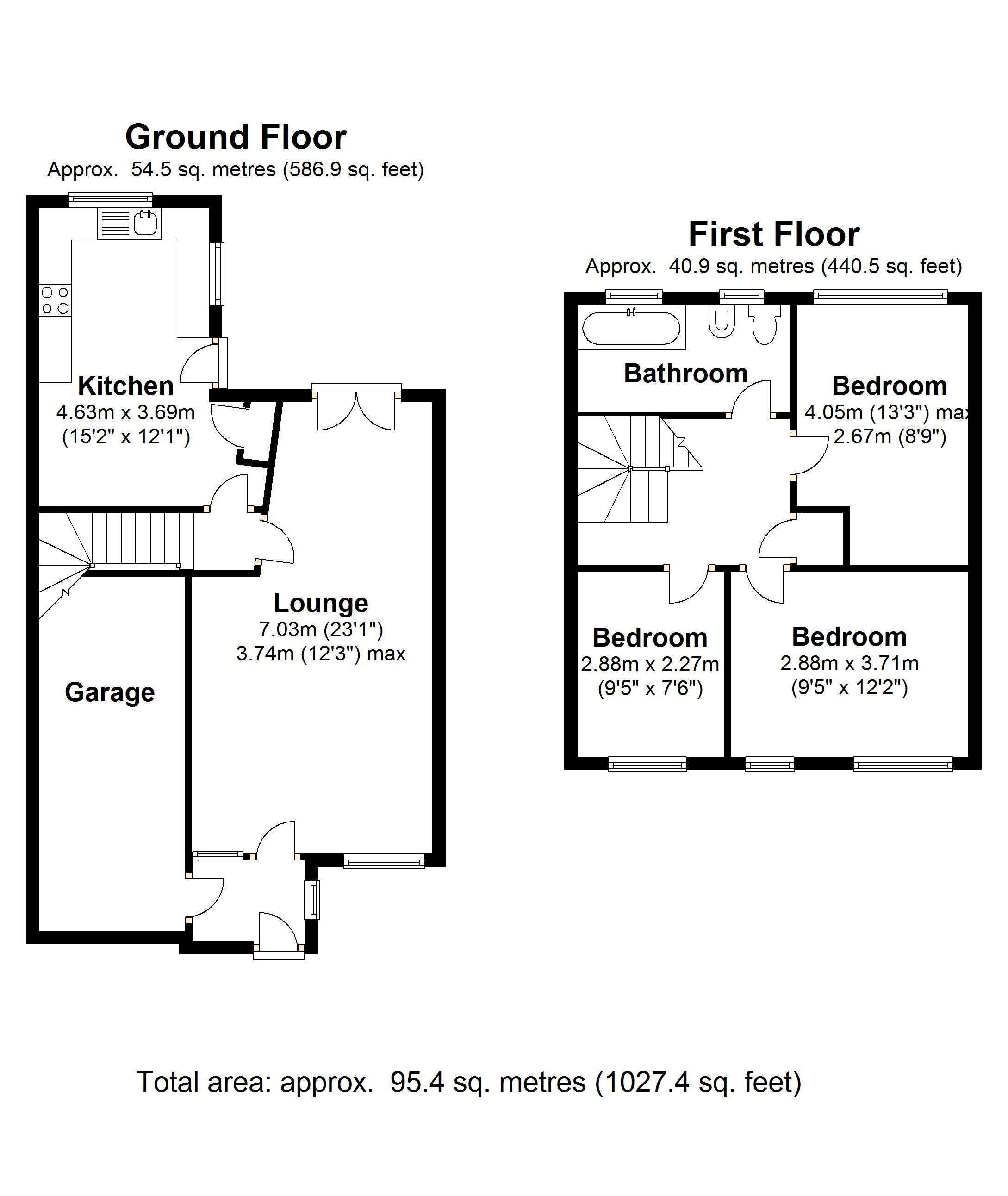 Floorplan for Mancetter Road, Solihull