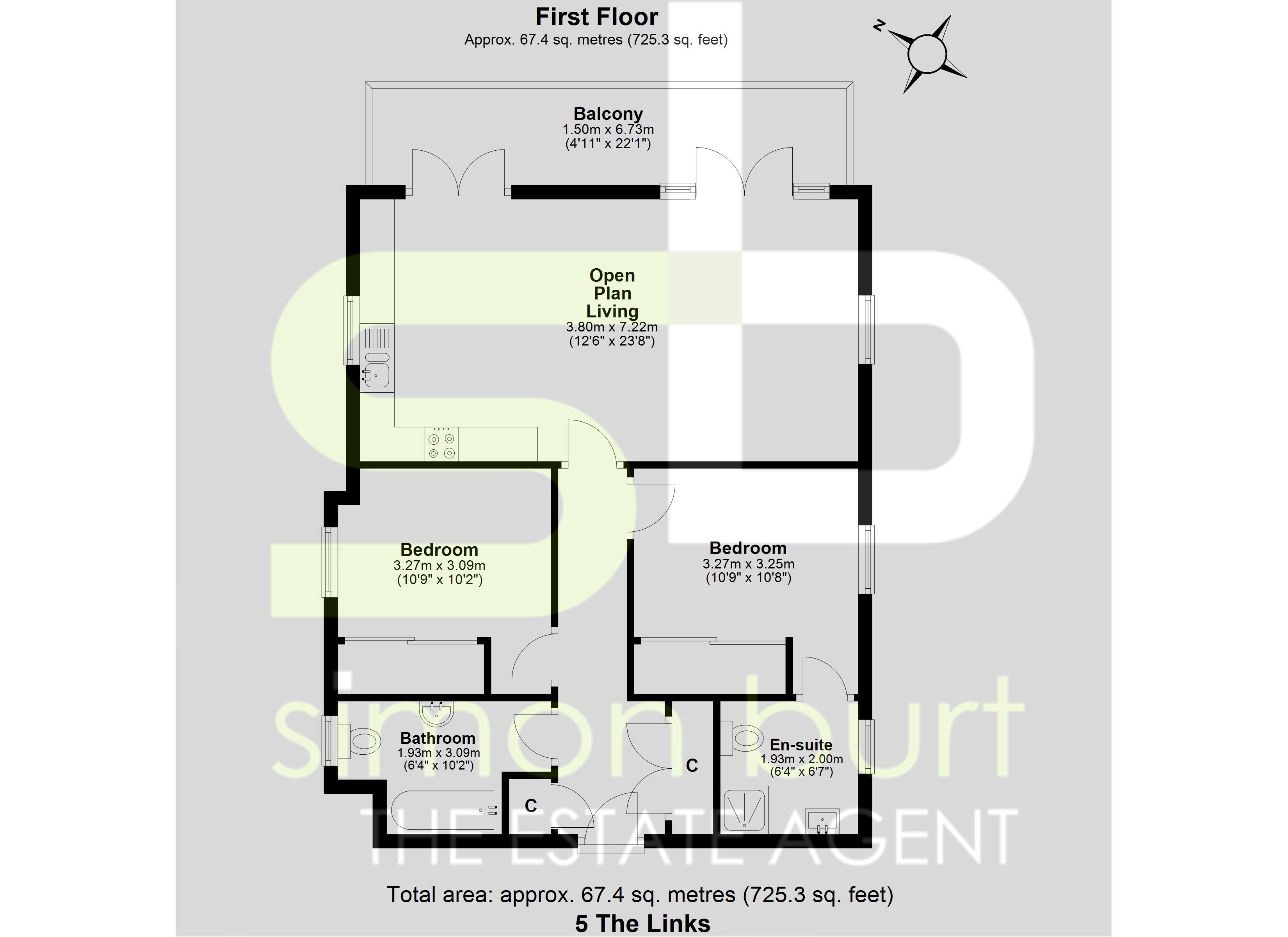 Floorplan for The Links, Birmingham