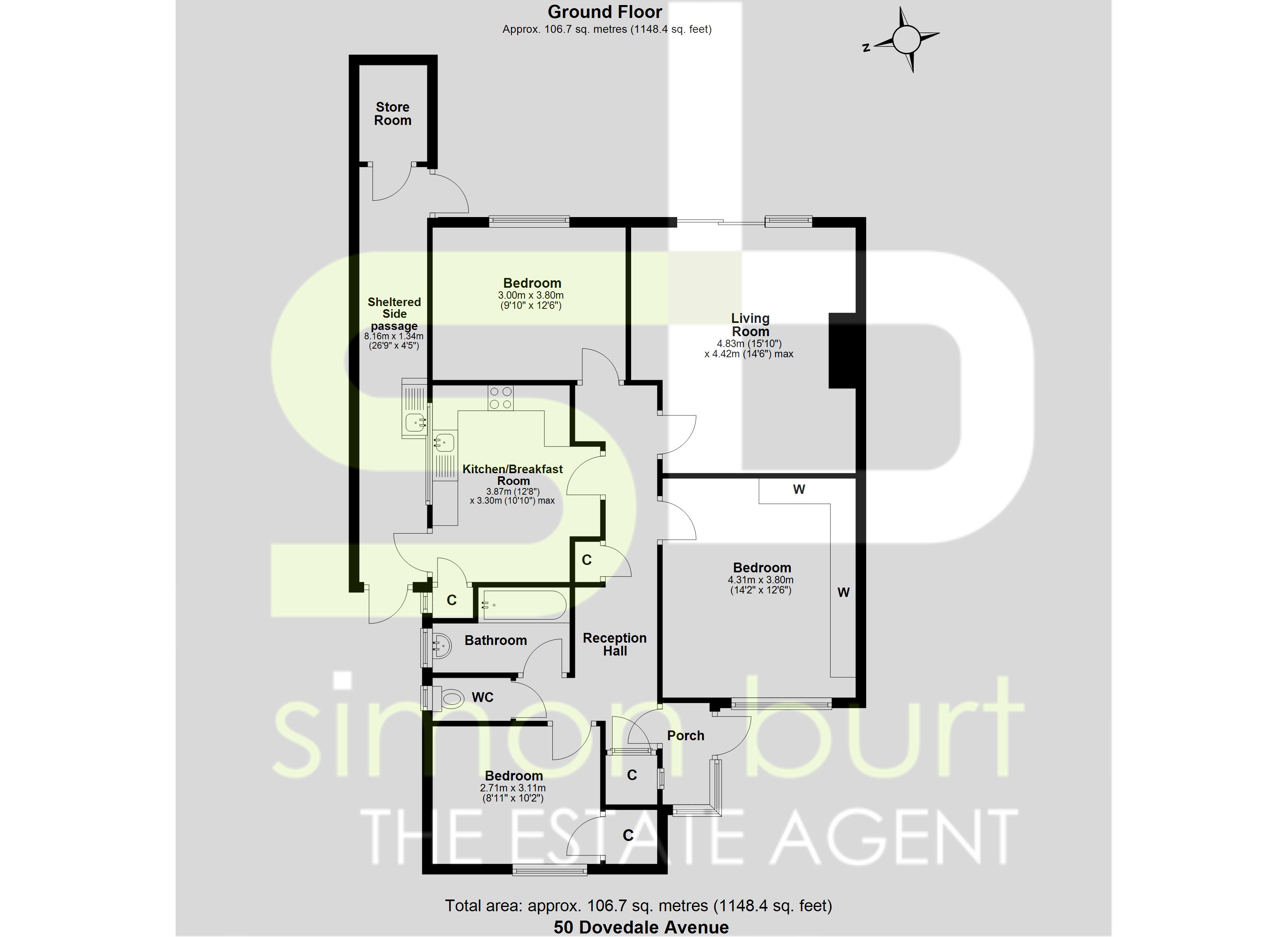 Floorplan for Dovedale Avenue, Solihull