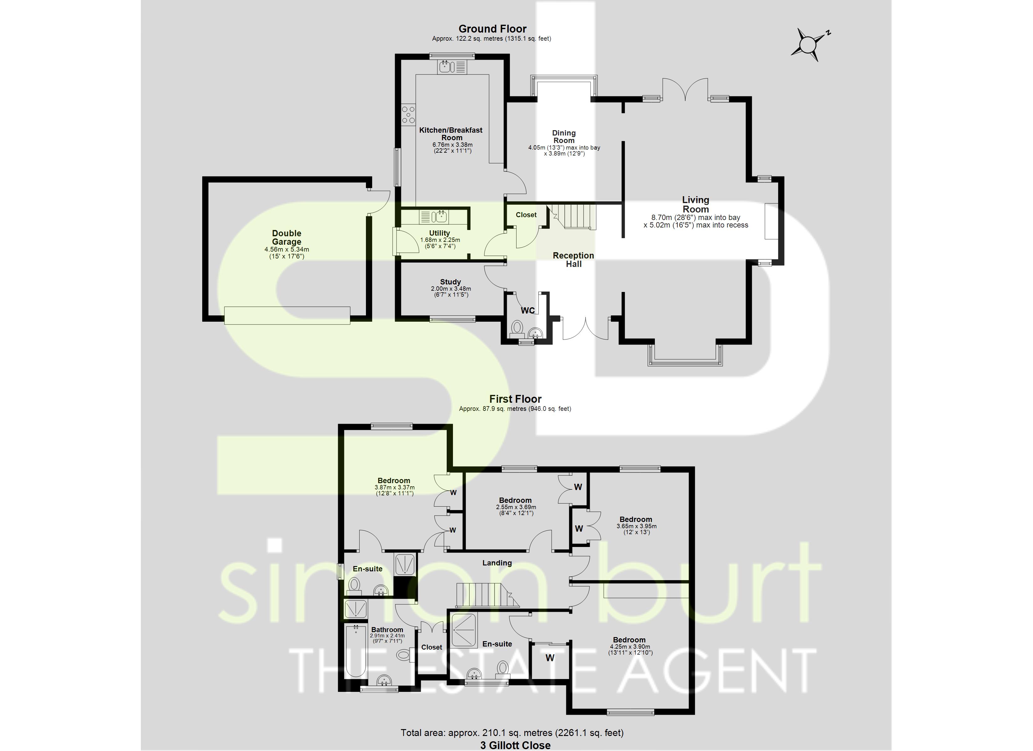 Floorplan for Gillott Close, Solihull