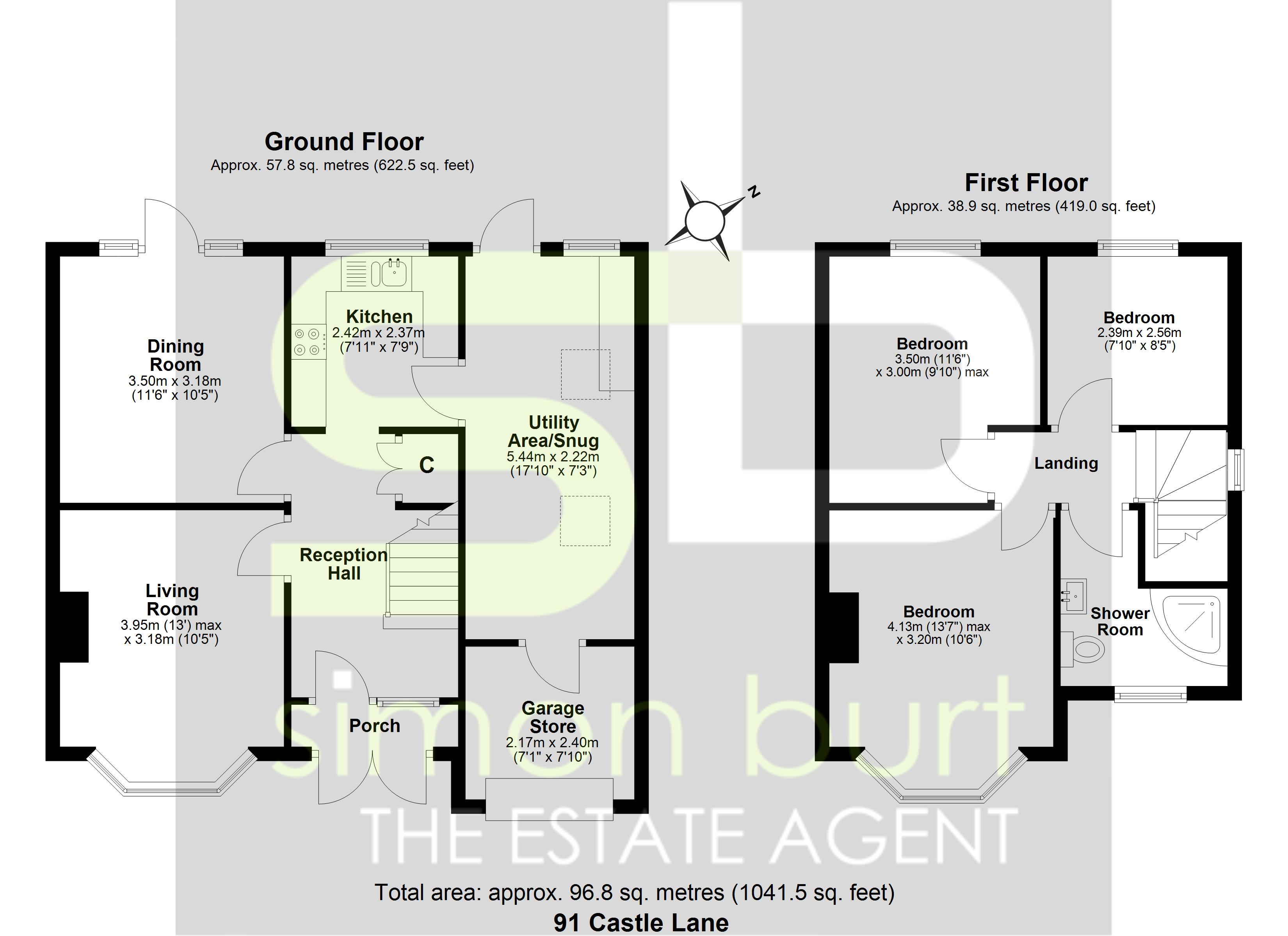 Floorplan for Castle Lane, Solihull
