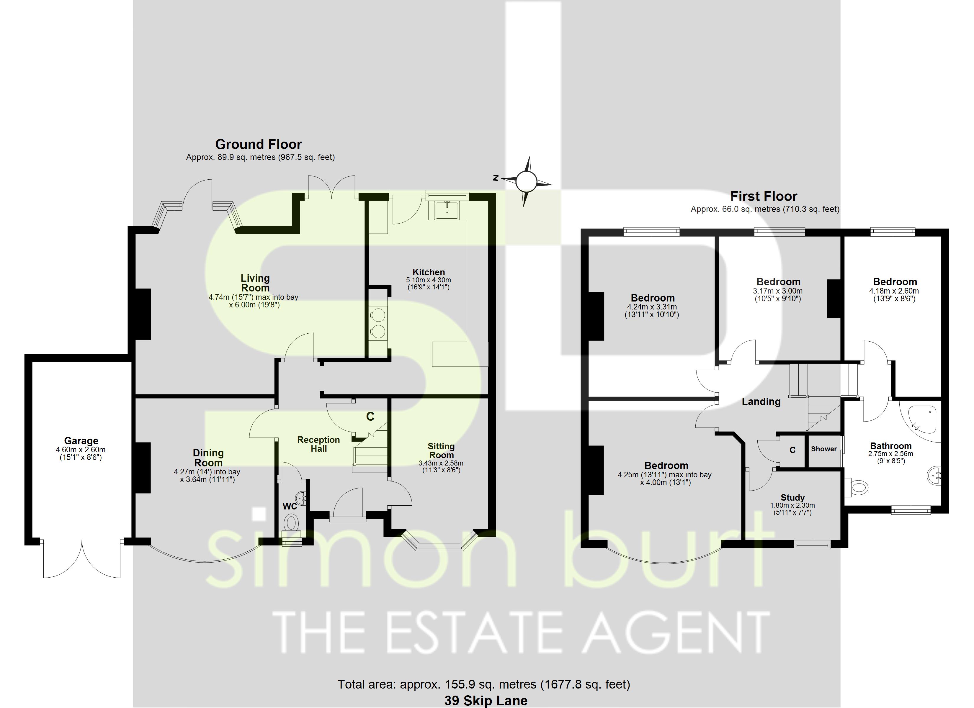 Floorplan for Skip Lane, Walsall