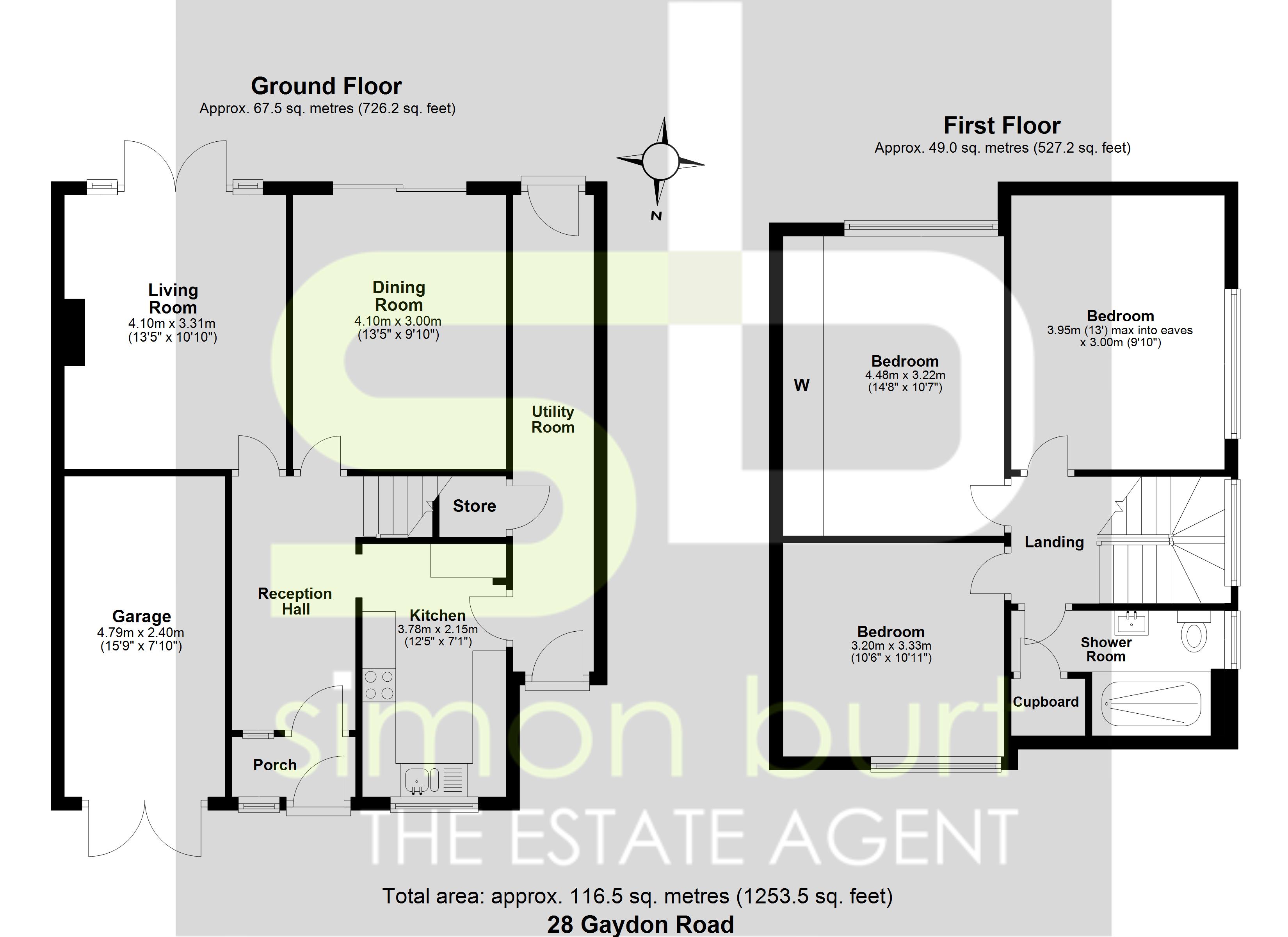 Floorplan for Gaydon Road, Solihull