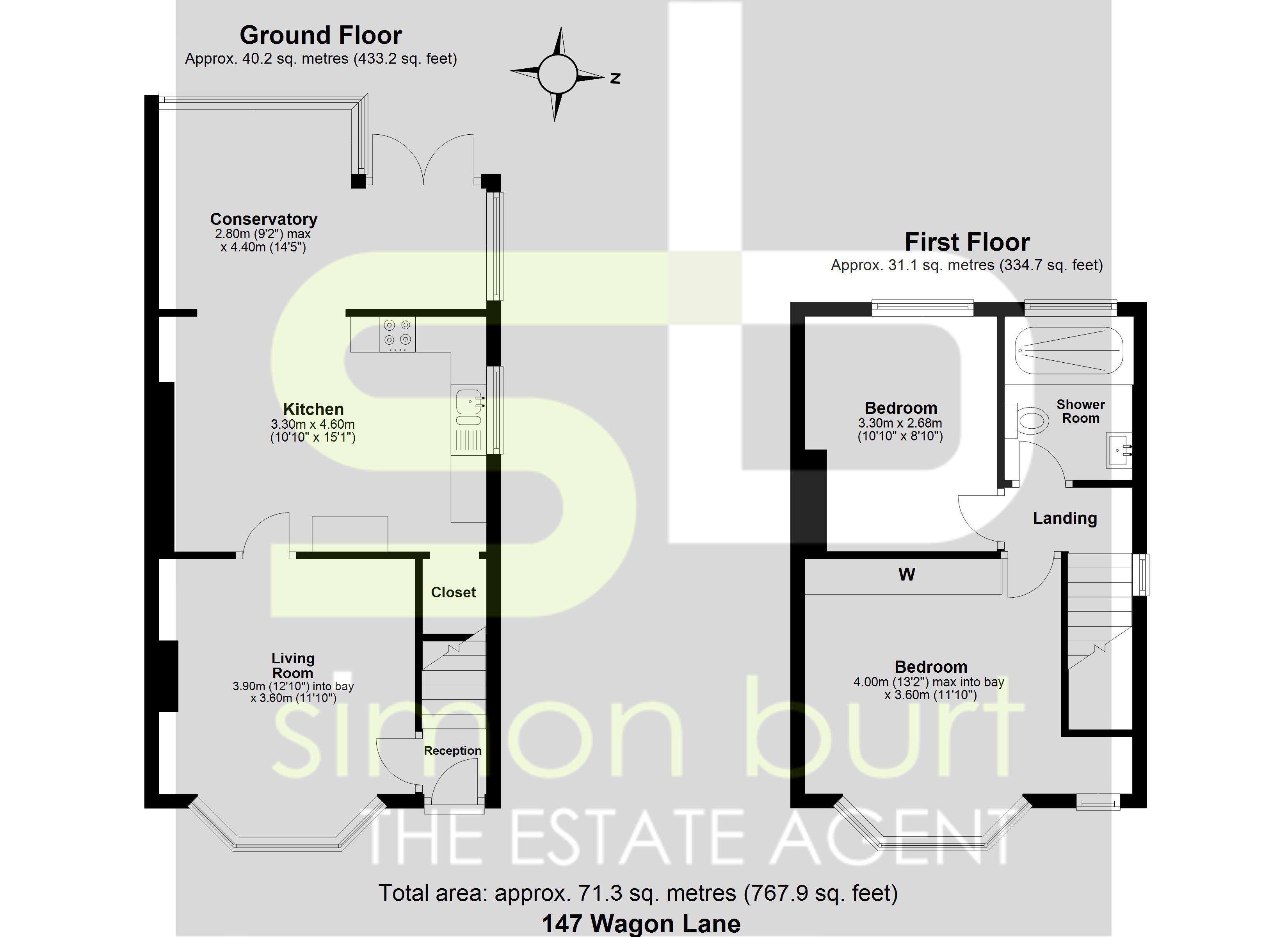 Floorplan for Wagon Lane, Solihull