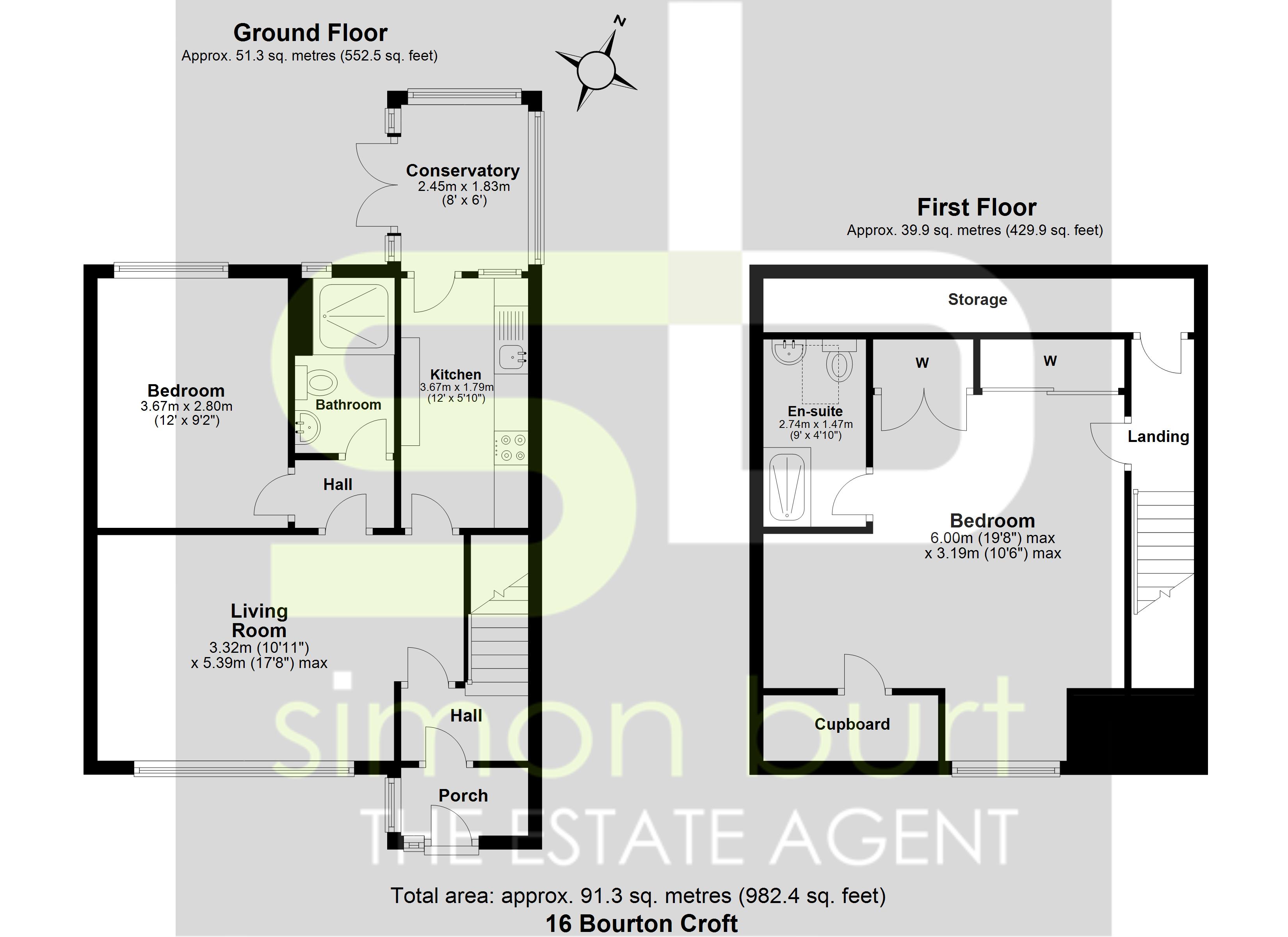 Floorplan for Bourton Croft, Solihull