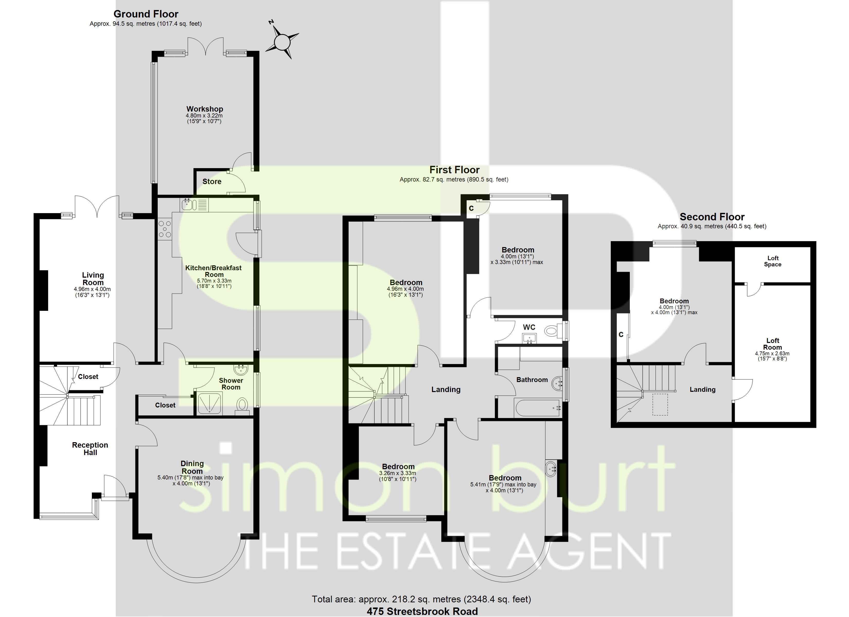 Floorplan for Streetsbrook Road, Solihull
