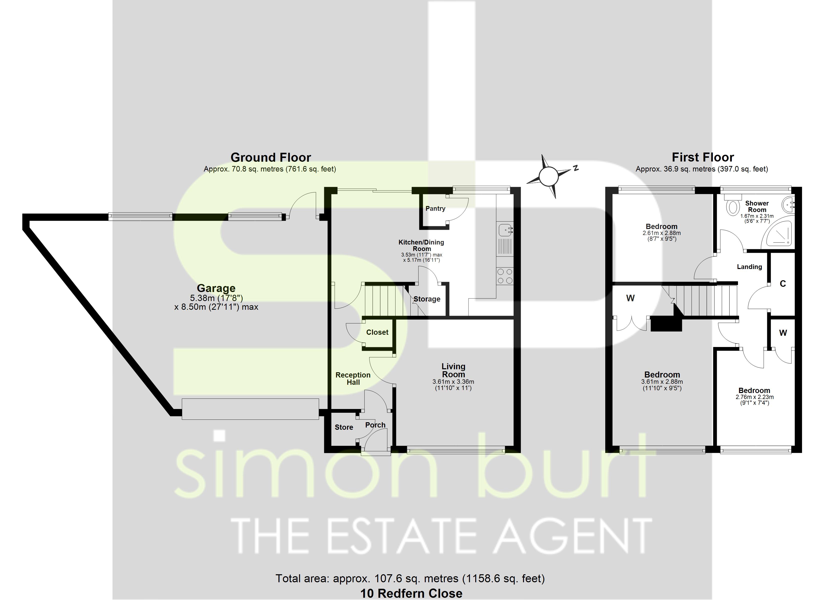 Floorplan for Redfern Close, Solihull
