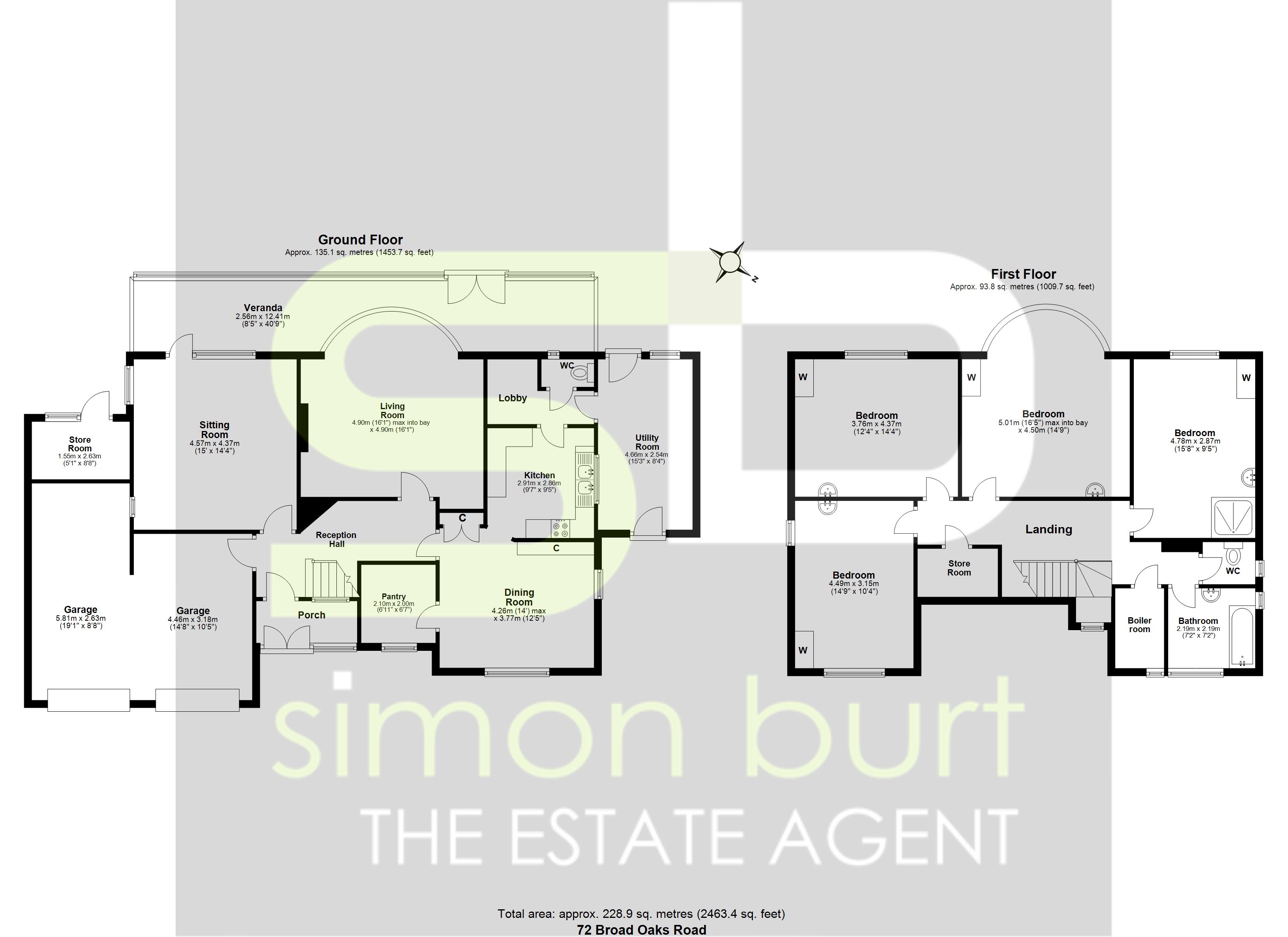 Floorplan for Broad Oaks Road, Solihull