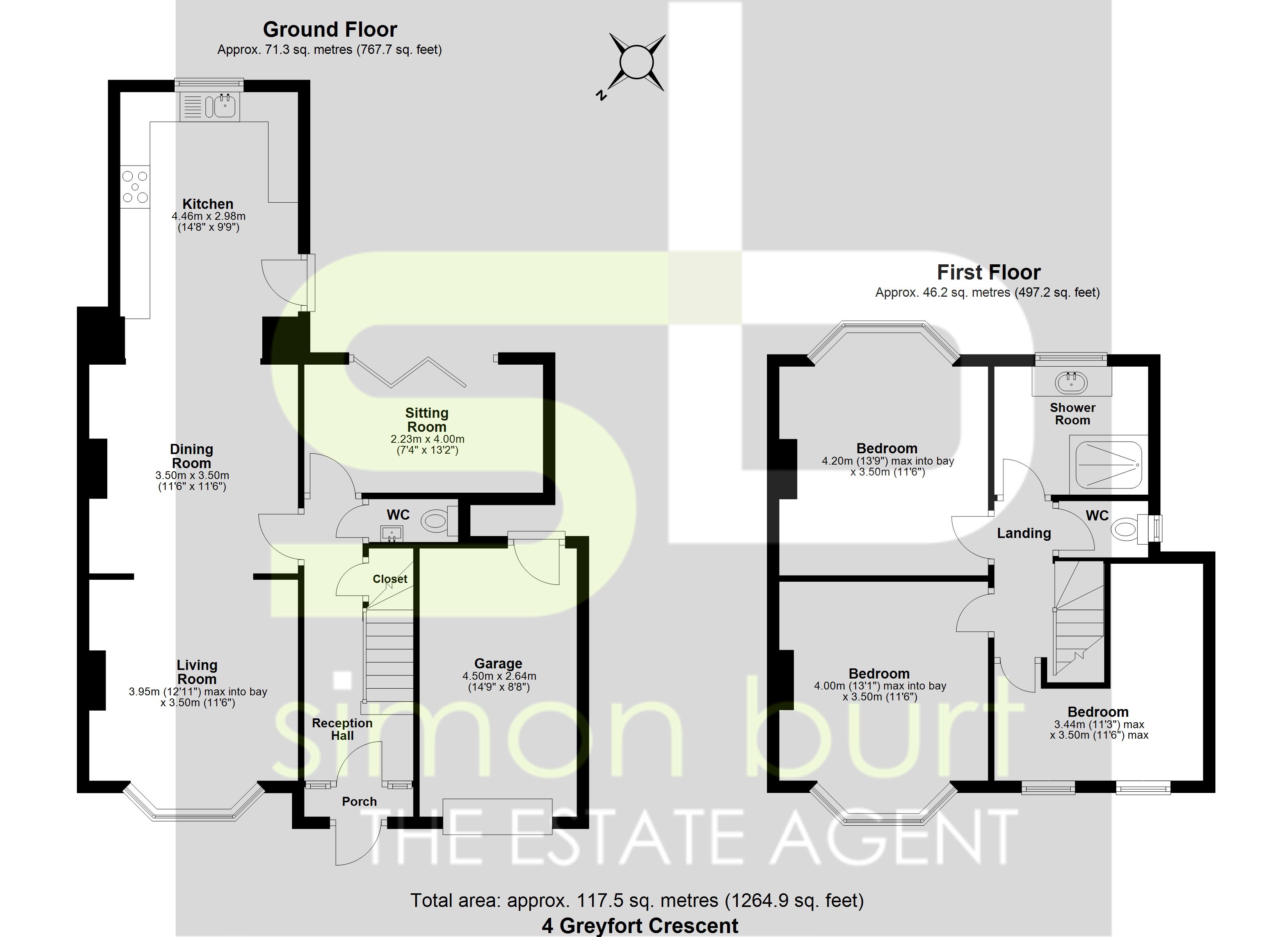 Floorplan for Greyfort Crescent, Solihull