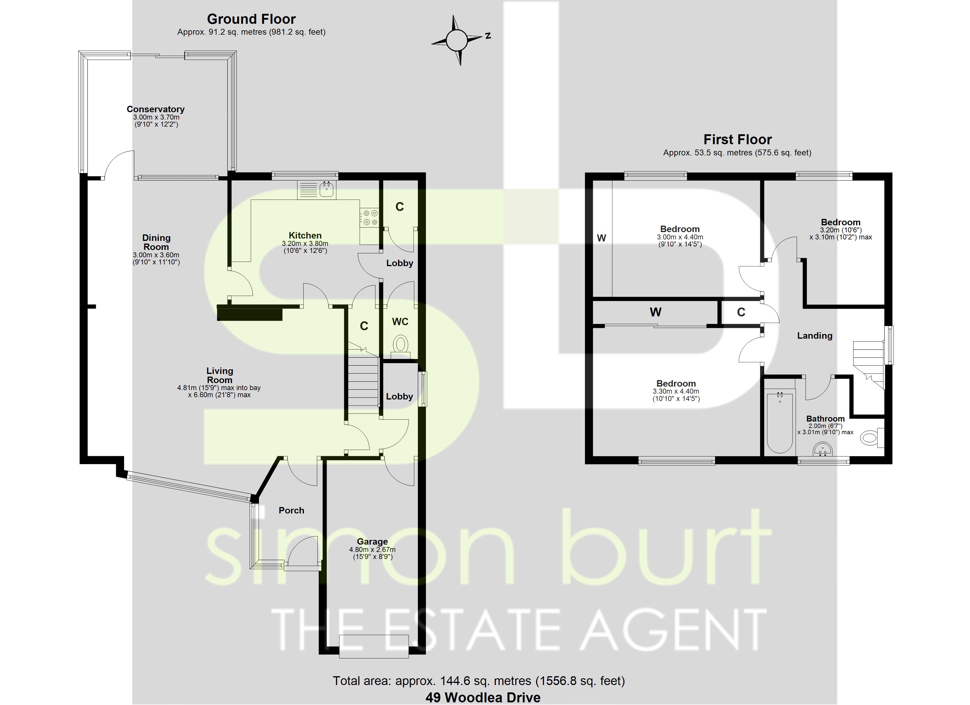 Floorplan for Woodlea Drive, Solihull